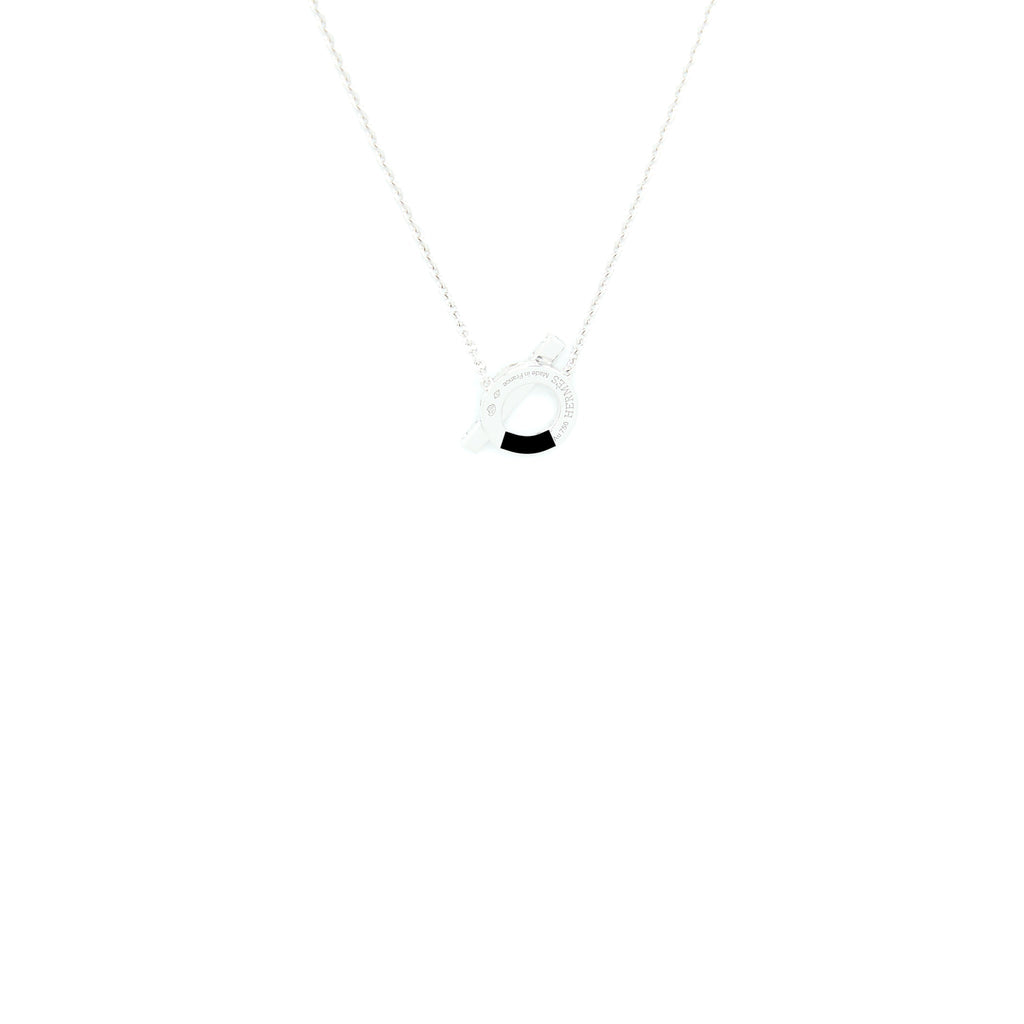 HERMES FINESSE NECKLACE WHITE GOLD DIAMONDS