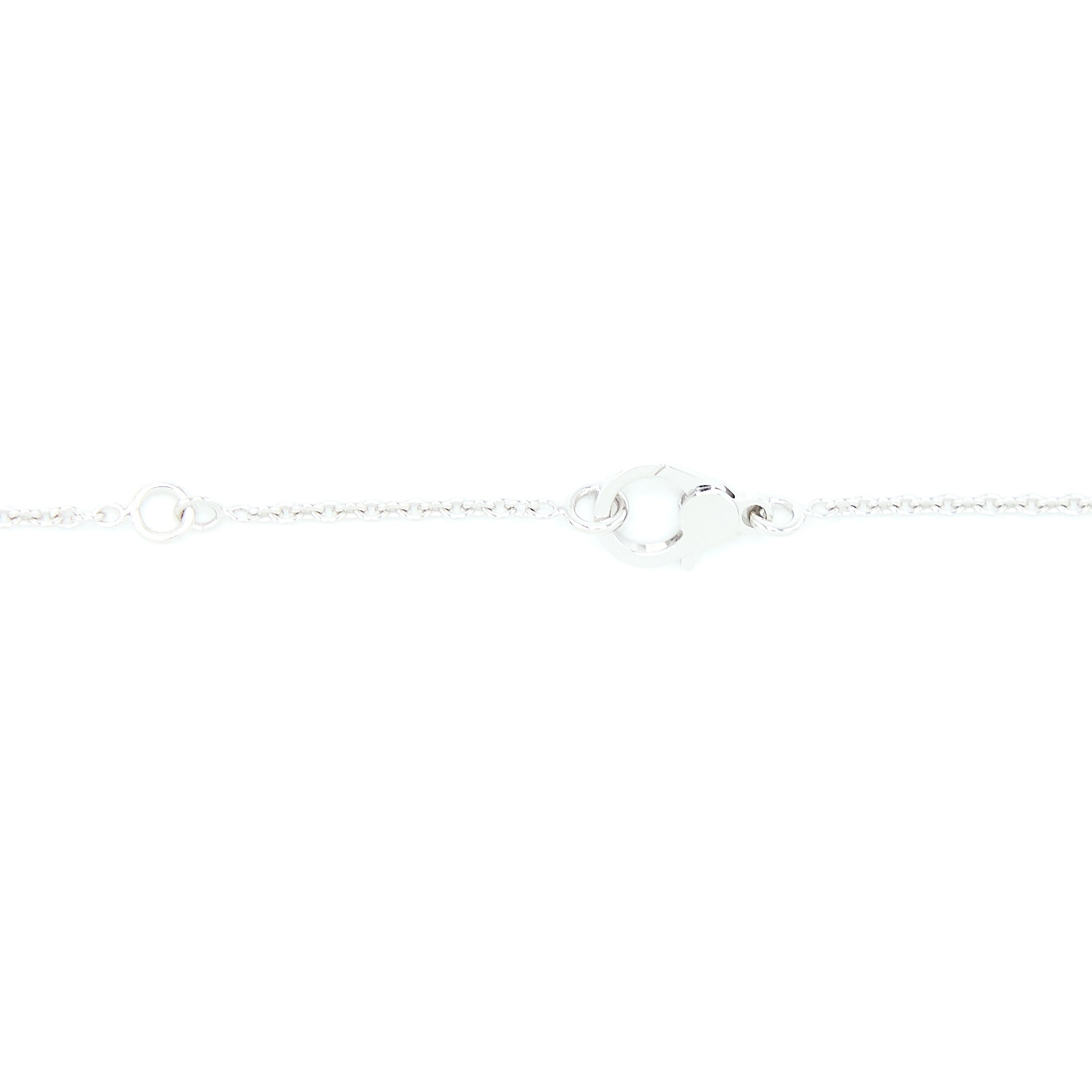 HERMES FINESSE NECKLACE WHITE GOLD DIAMONDS