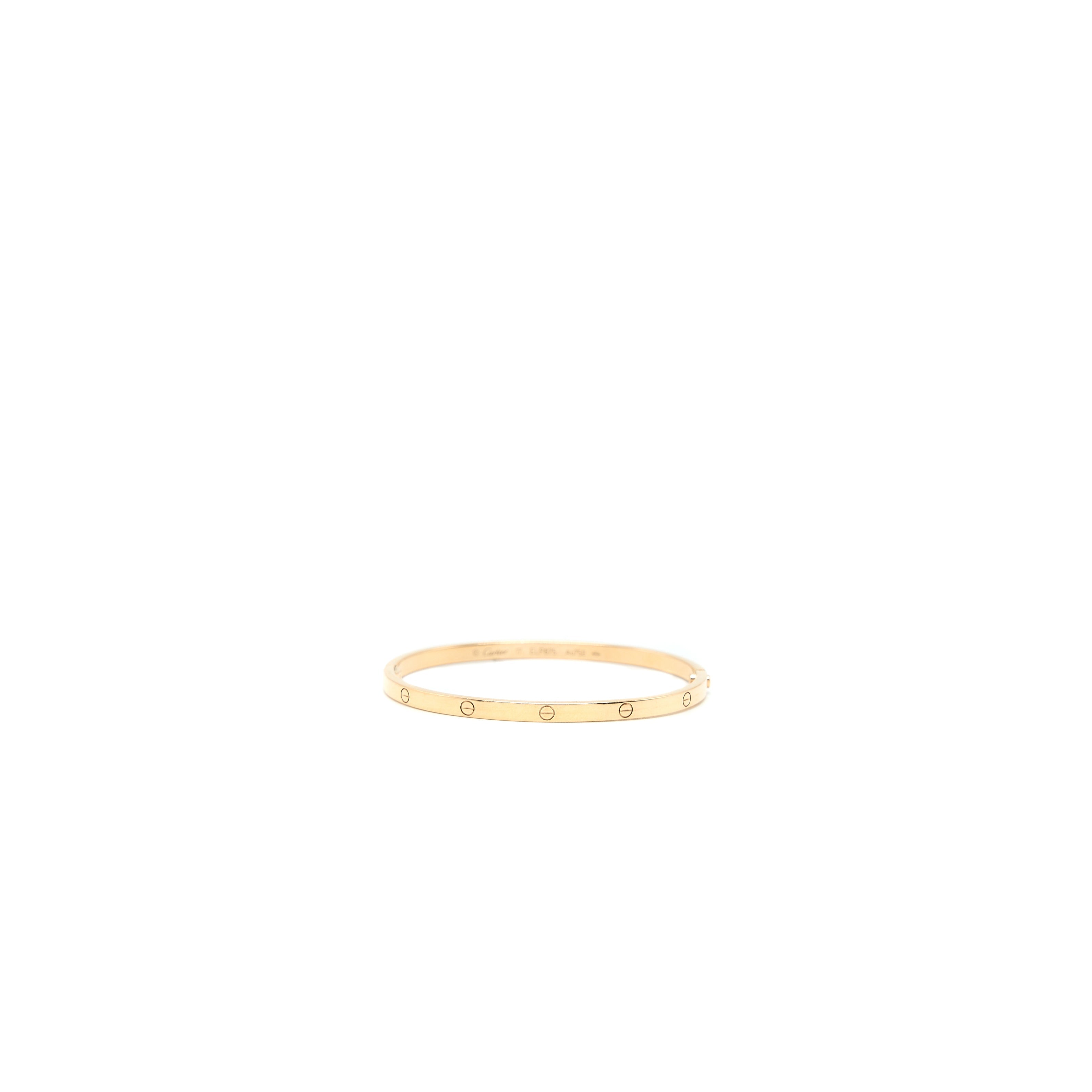 CARTIER LOVE BRACELET ROSE GOLD