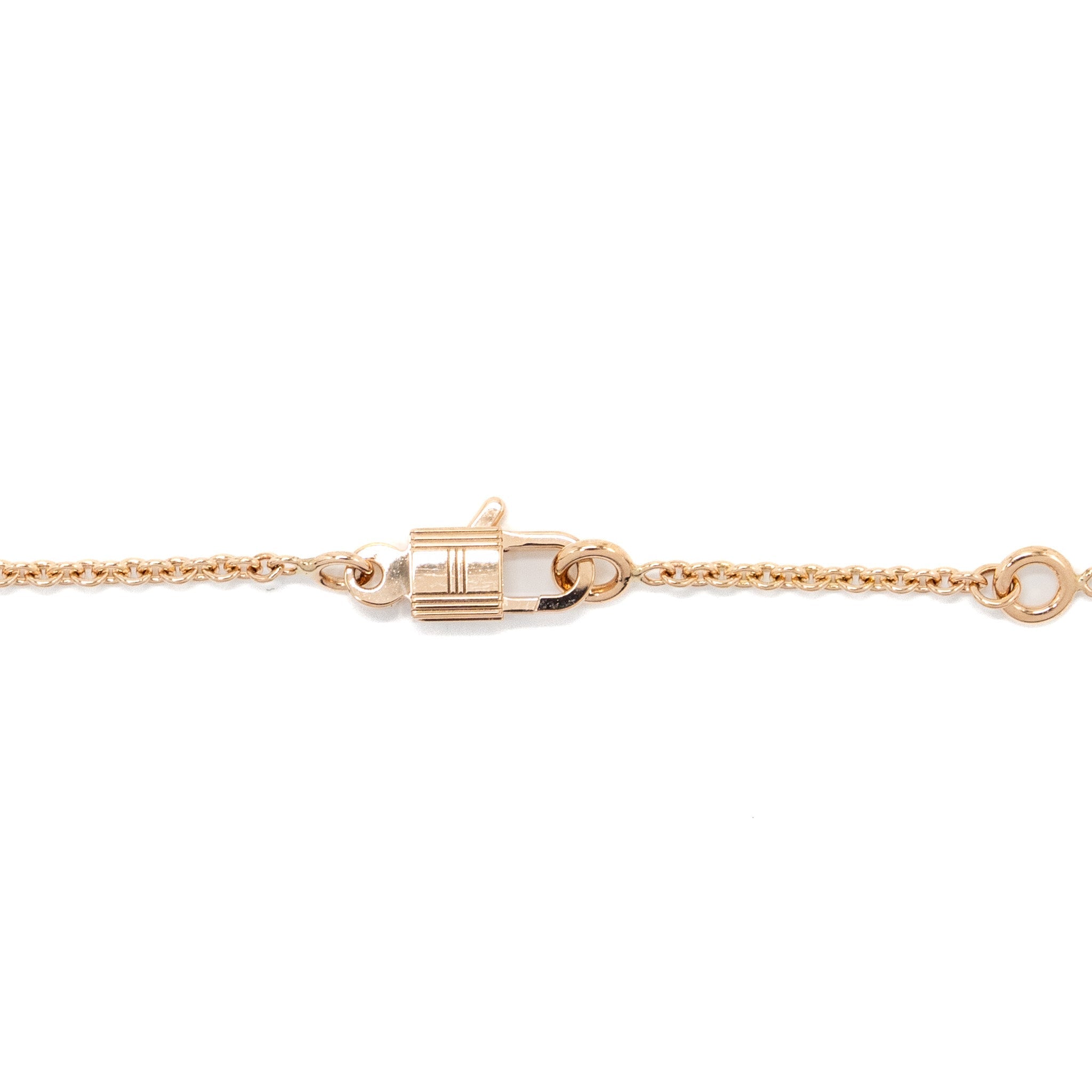 HERMES AMULETTE CONSTANCE PENDANT ROSE GOLD / DIAMONDS