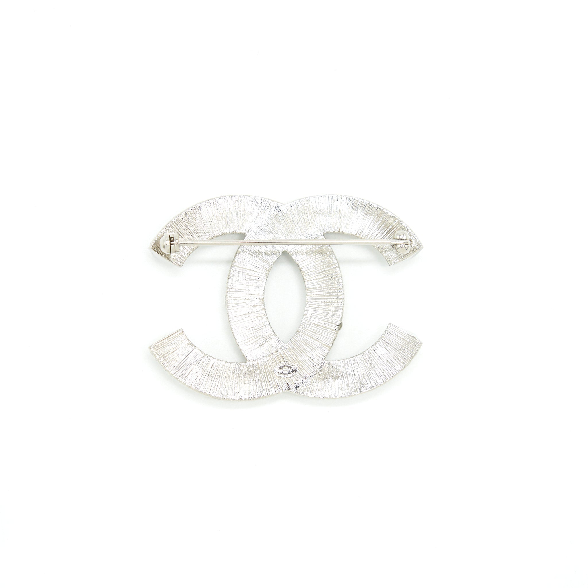 CHANEL CC CRYSTAL BROOCH