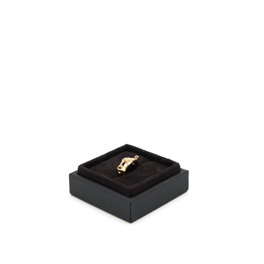 HERMES FARANDOLE AND KELLY RING ROSE GOLD WITH 4 DIAMONDS