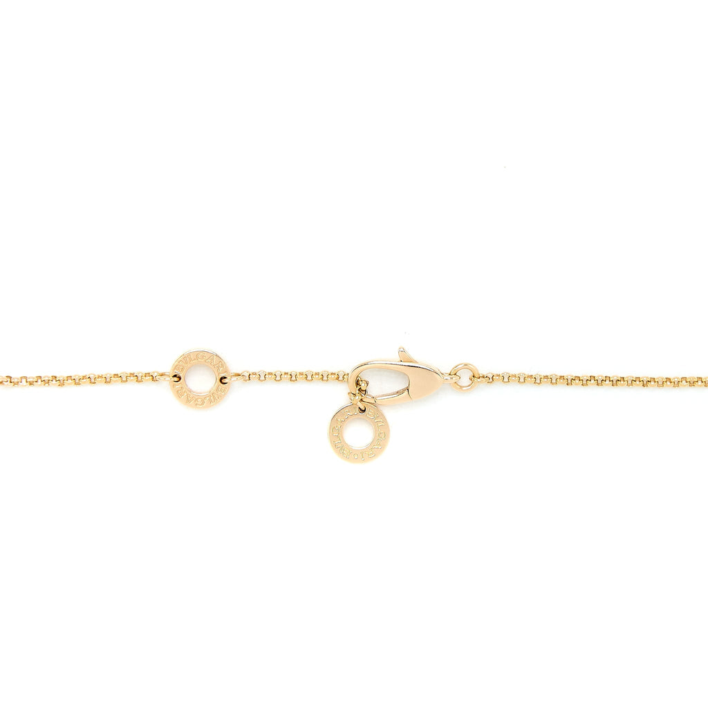 BVLGARI B.ZERO NECKLACE ROSE GOLD, CERAMIC BRONZE