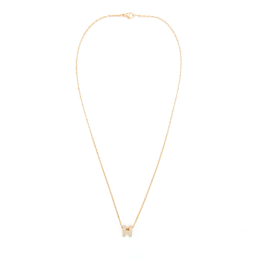 HERMES MINI POP H PENDANT MARRON GLACE RGHW