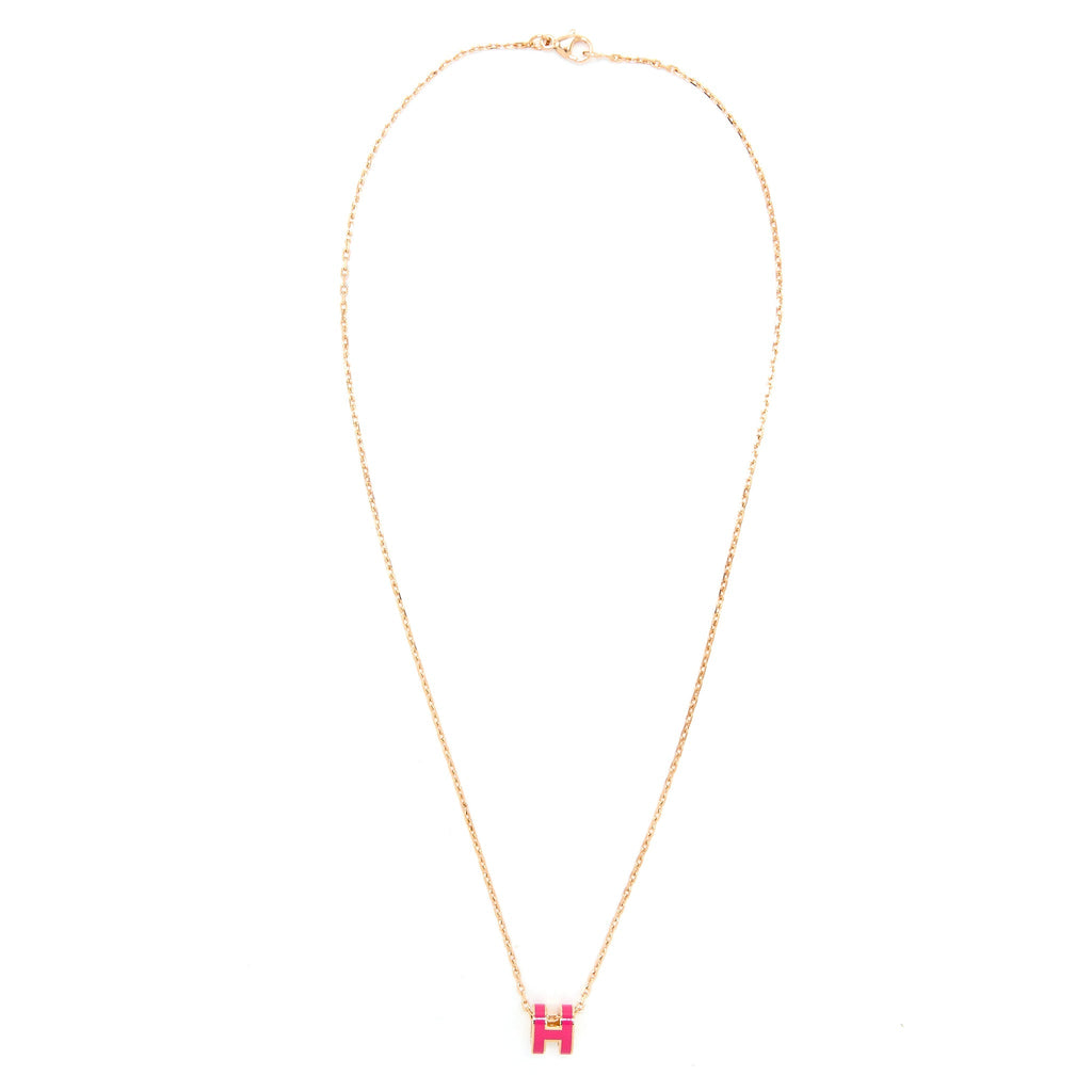 HERMES MINI POP H PENDANT ROSE EXTREME RGHW