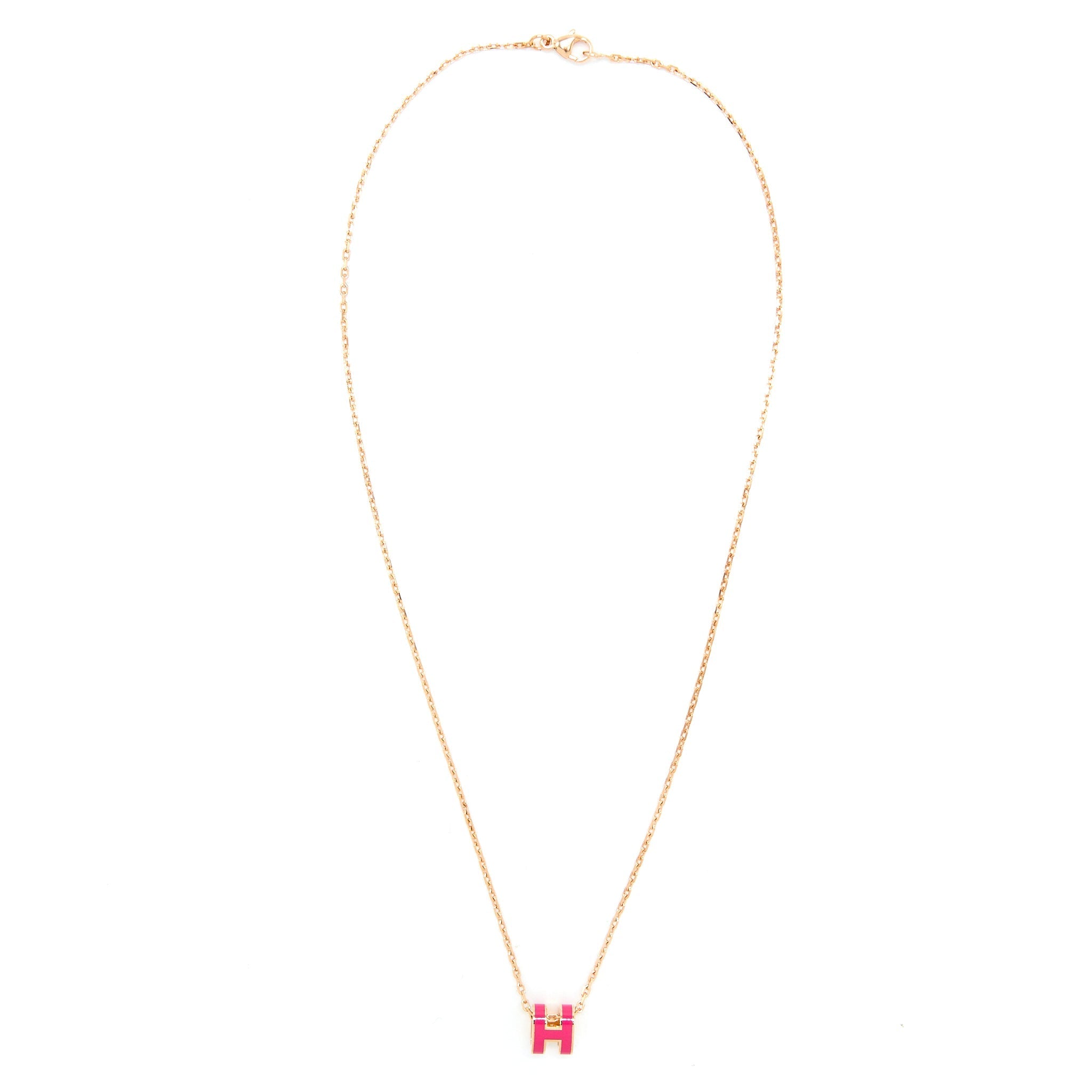 HERMES MINI POP H PENDANT ROSE EXTREME RGHW