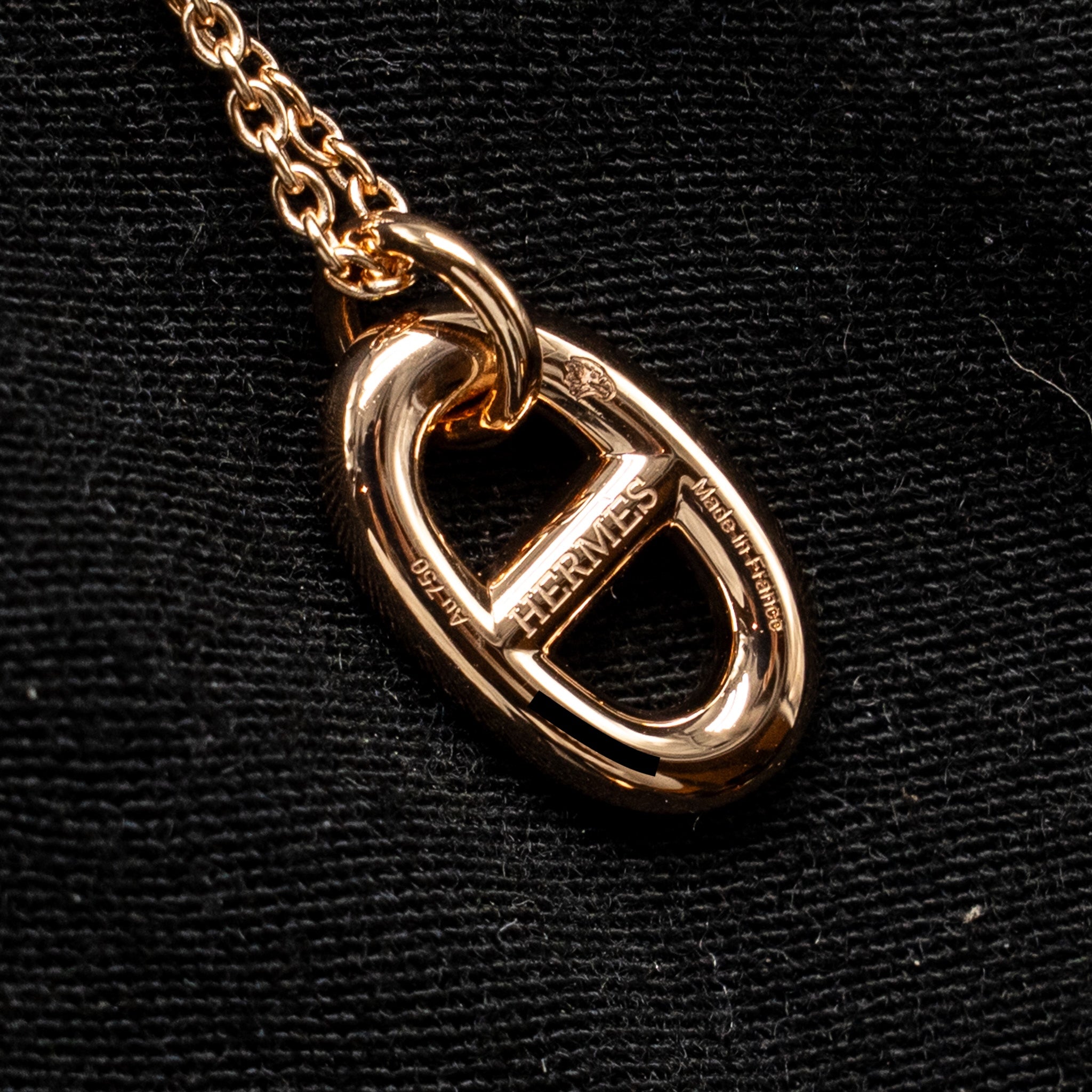 HERMES FARANDOLE PENDANT ROSE GOLD