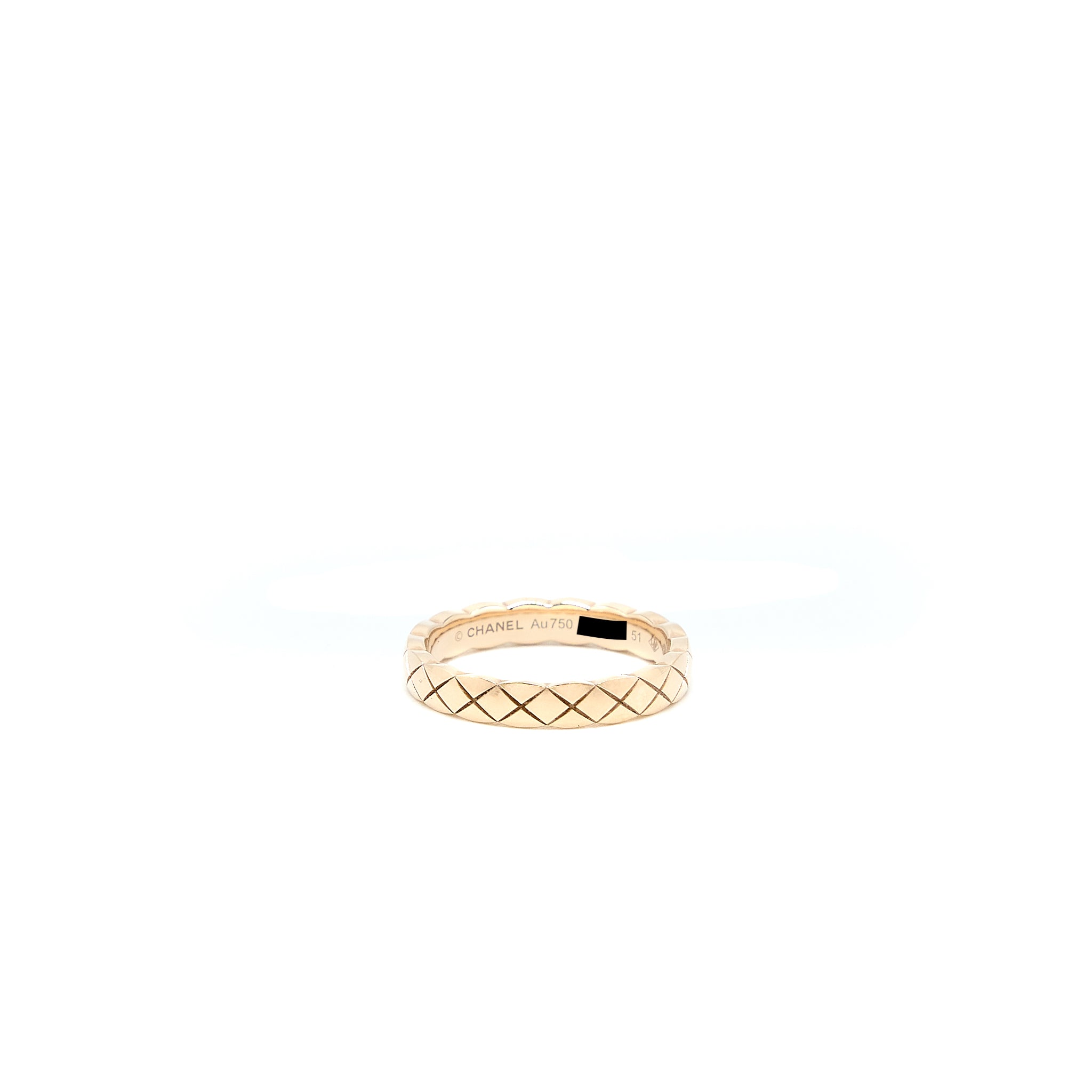 CHANEL COCO CRUSH RING MINI VERSION BEIGE GOLD