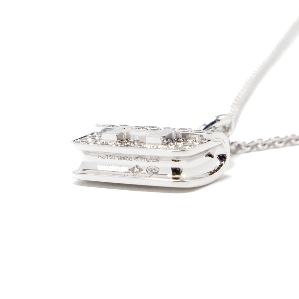 HERMES AMULETTES CONSTANCE PENDANT WHITE GOLD, DIAMONDS