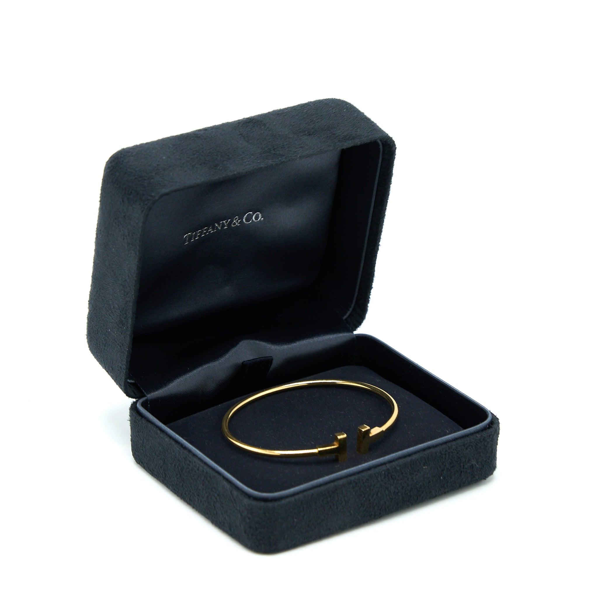 TIFFANY T WIRE BRACELET YELLOW GOLD