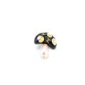 CHANEL MUSHROOM BROOCH PEARL GOLD TONE