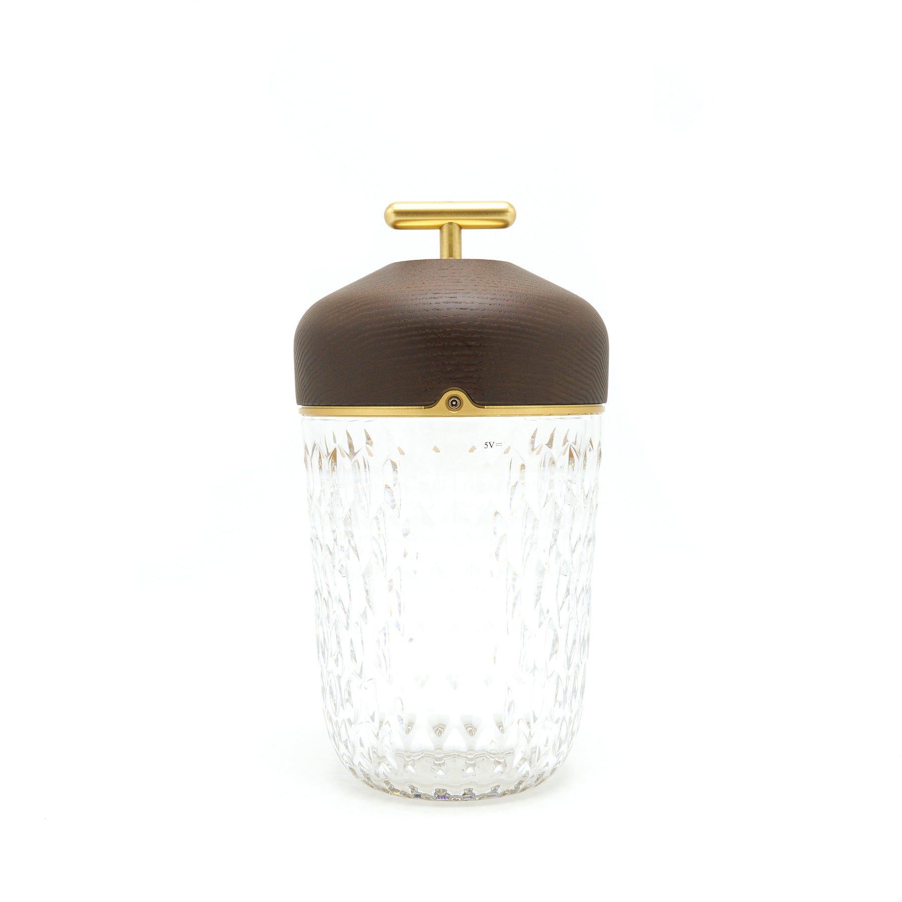 HERMES × SAINT LOUIS FOLIA PORTABLE LAMP DARK ASH