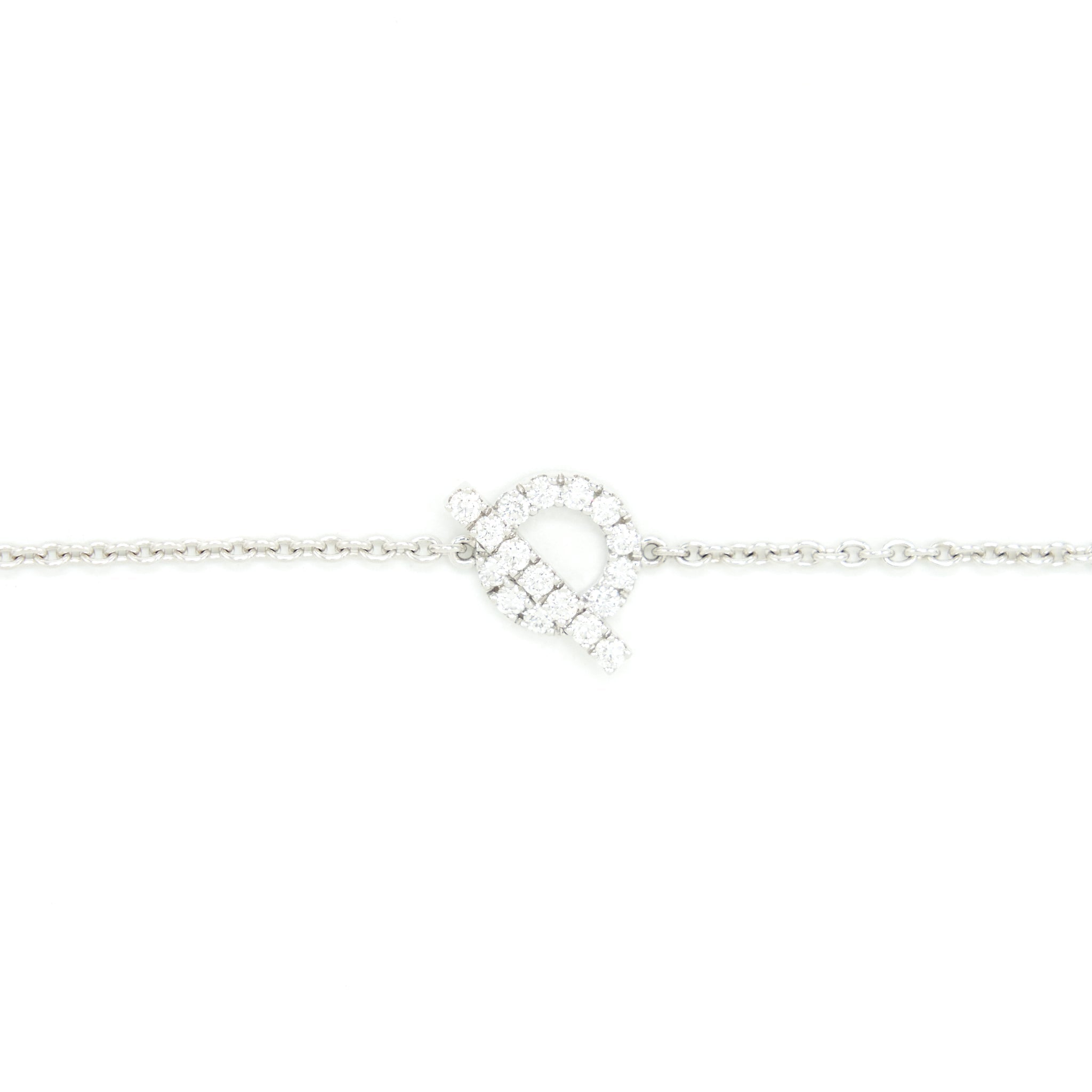 HERMES FINESSE BRACELET WHITE GOLD WITH DIAMOND