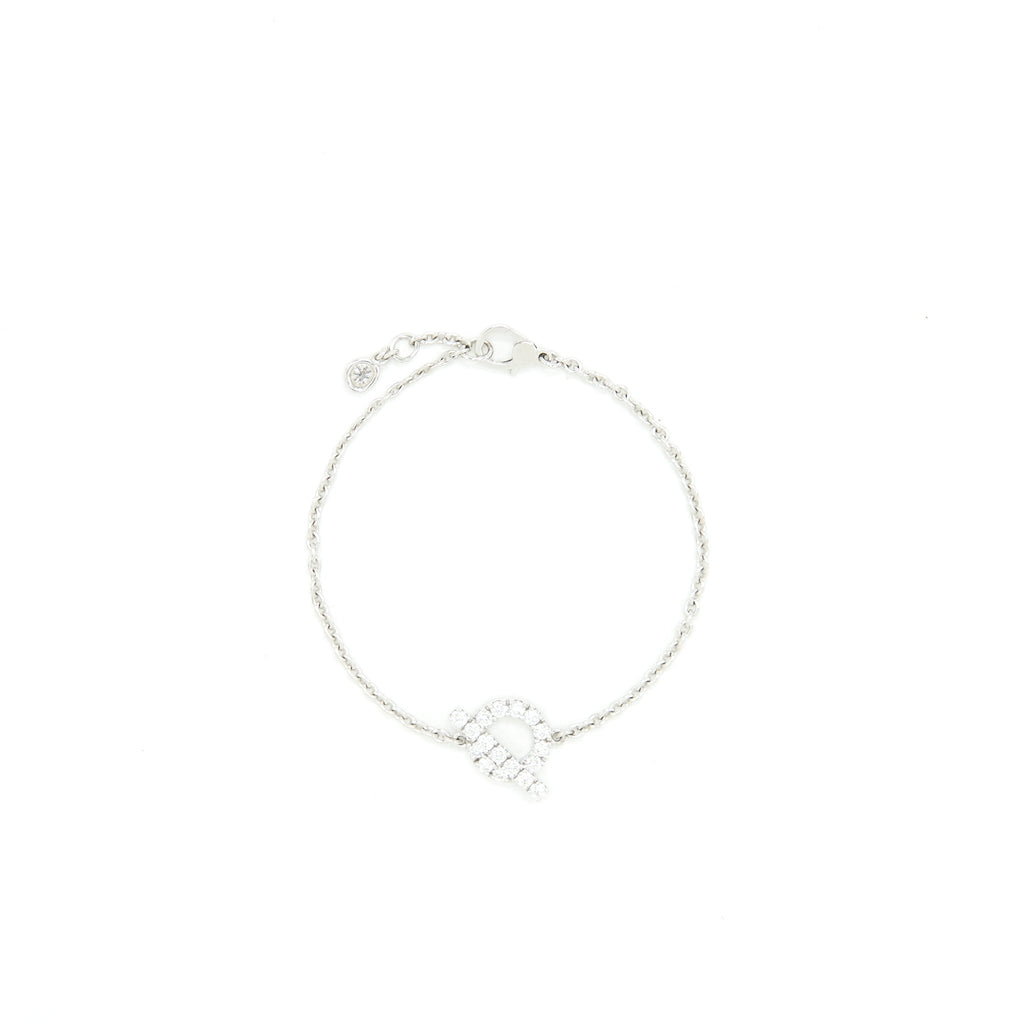 HERMES FINESSE BRACELET WHITE GOLD WITH DIAMOND