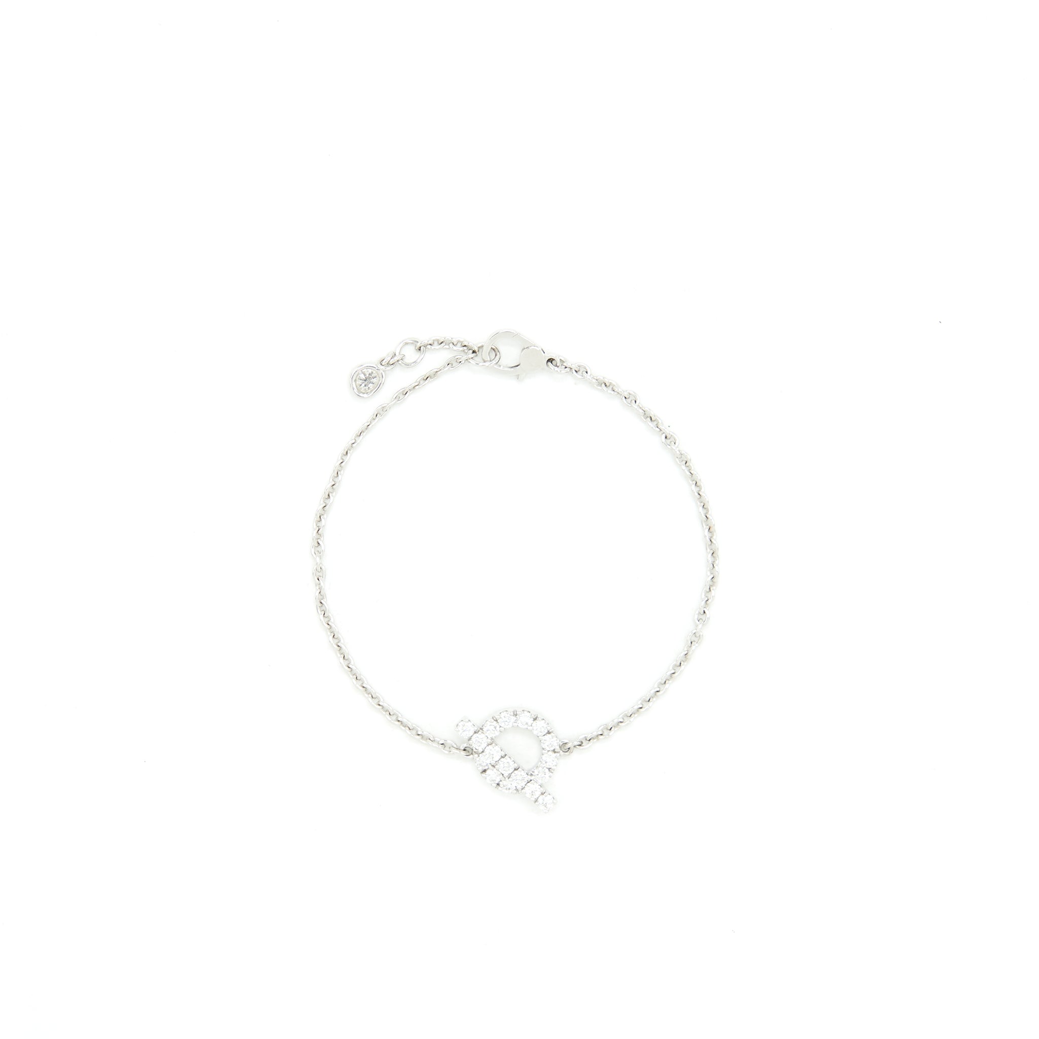 HERMES FINESSE BRACELET WHITE GOLD WITH DIAMOND