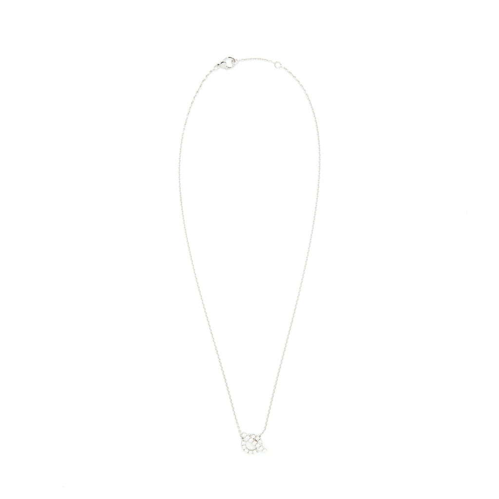 HERMES FINESSE PENDANT WHITE GOLD WITH DIAMONDS
