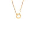 CARTIER LOVE NECKLACE 2 DIAMONDS ROSE GOLD