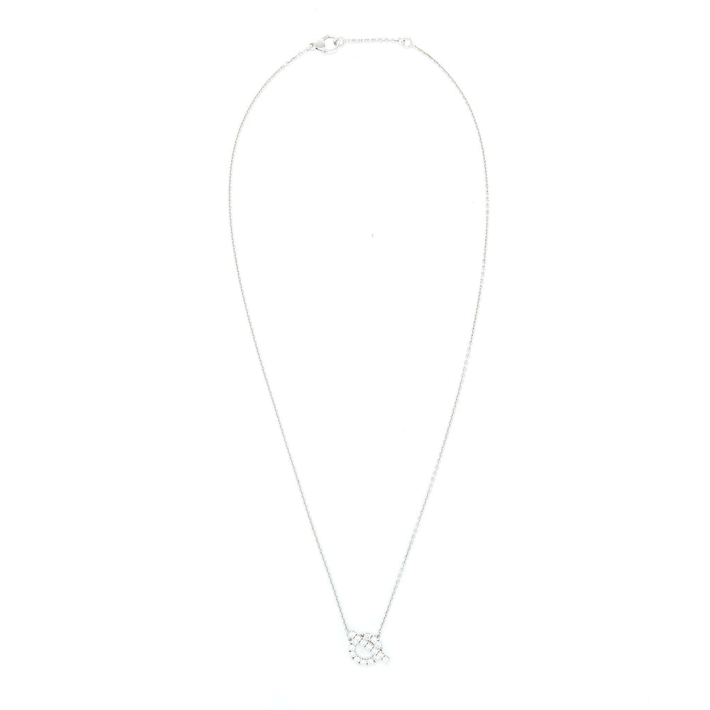 HERMES FINESSE NECKLACE WHITE GOLD WITH DIAMONDS