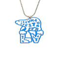 LOUIS VUITTON × NIGO MOUNTAIN BEAR SILVER NECKLACE