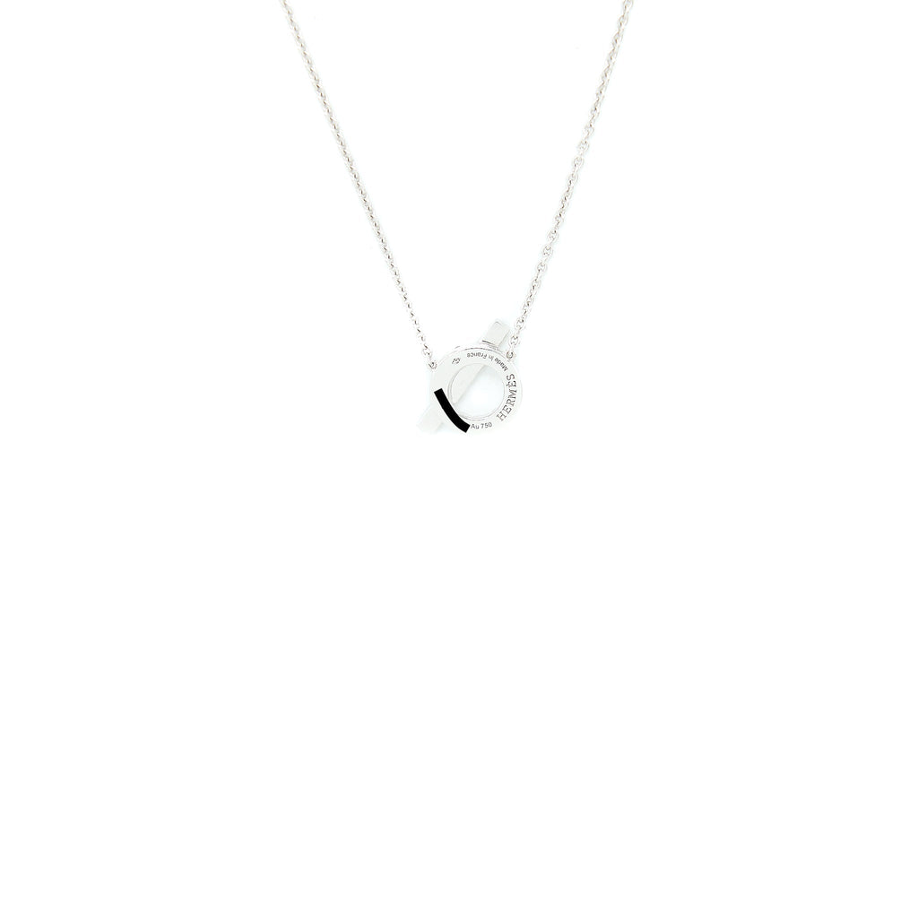 HERMES FINESSE NECKLACE WHITE GOLD WITH DIAMONDS