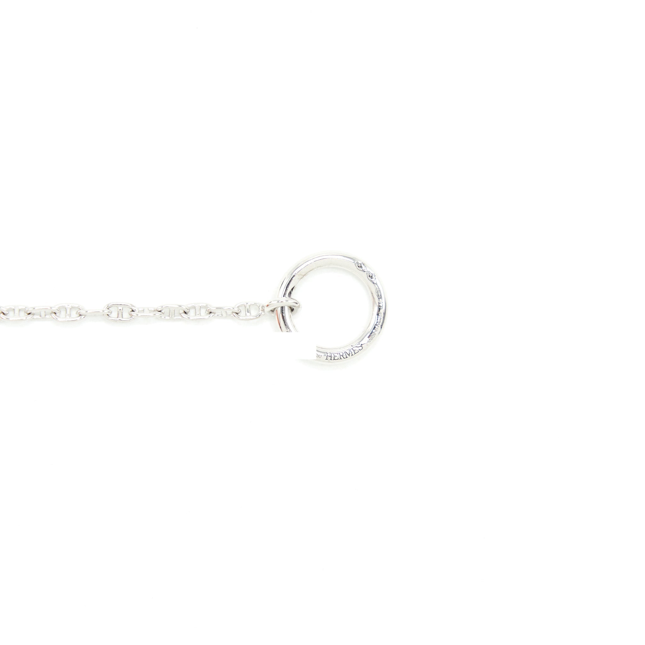 HERMES NEW FARANDOLE PENDANT WHITE GOLD WITH DIMONDS