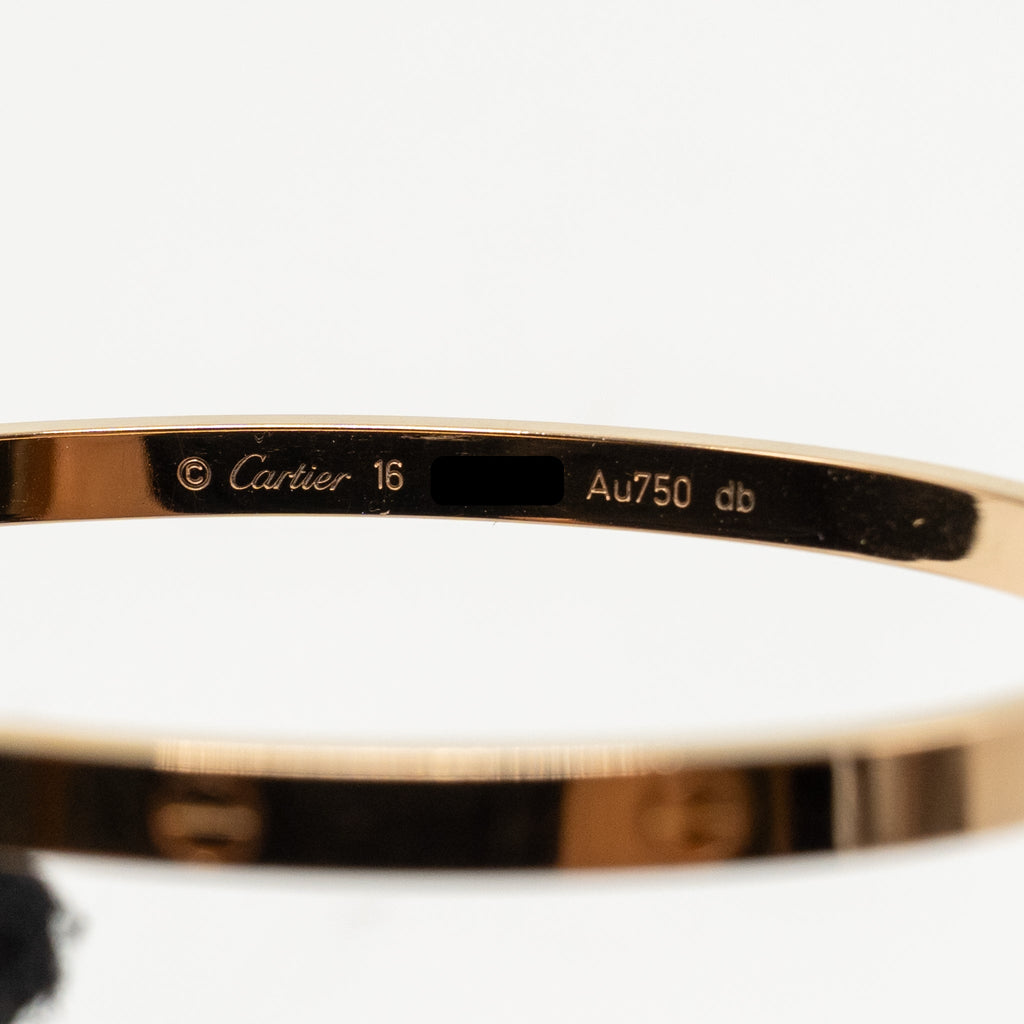 CARTIER LOVE BRACELET ROSE GOLD