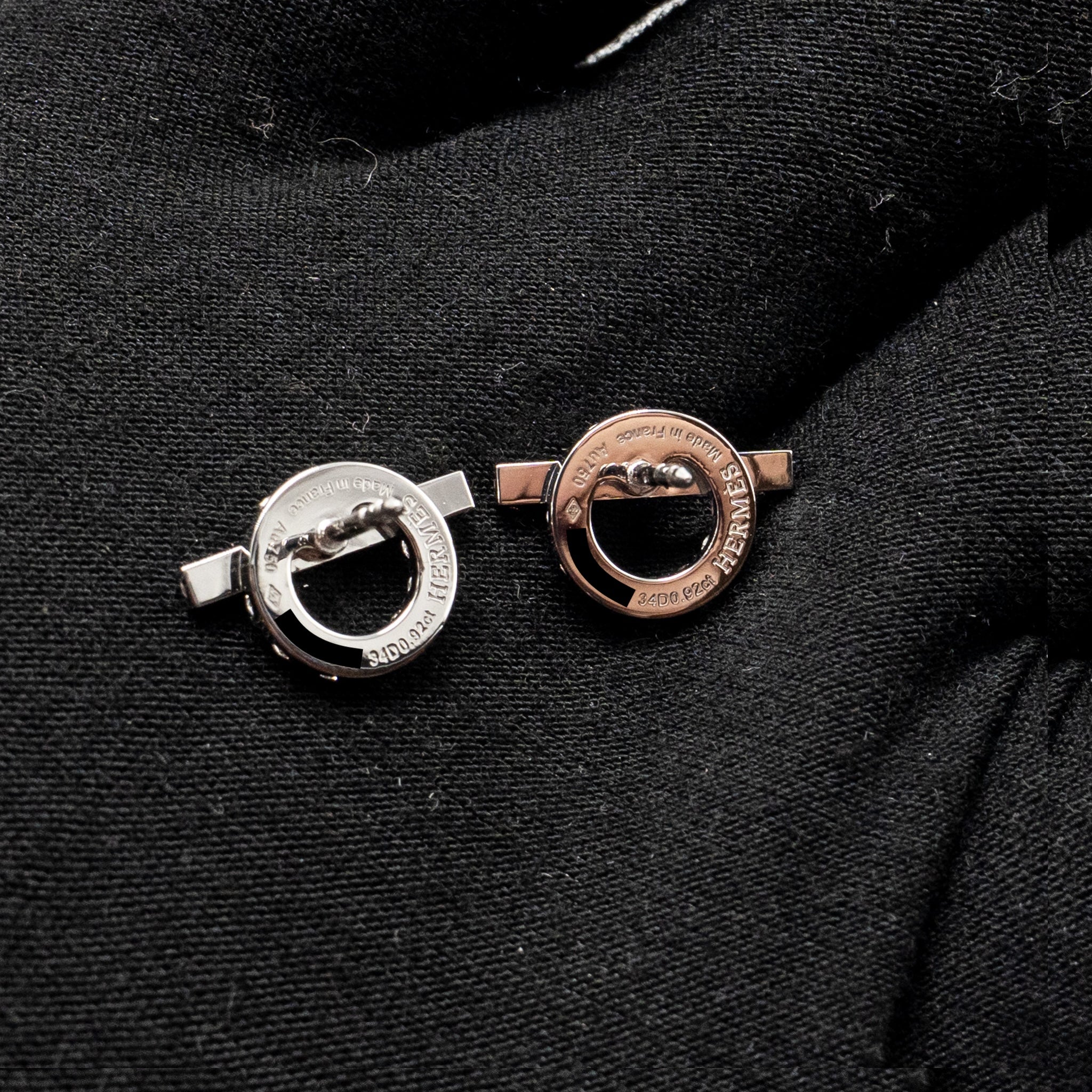 HERMES FINESSE EARRINGS WHITE GOLD / DIAMONDS