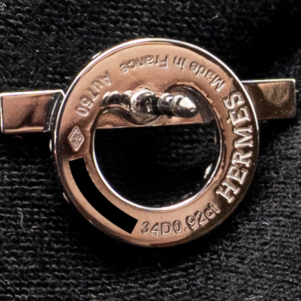 HERMES FINESSE EARRINGS WHITE GOLD / DIAMONDS