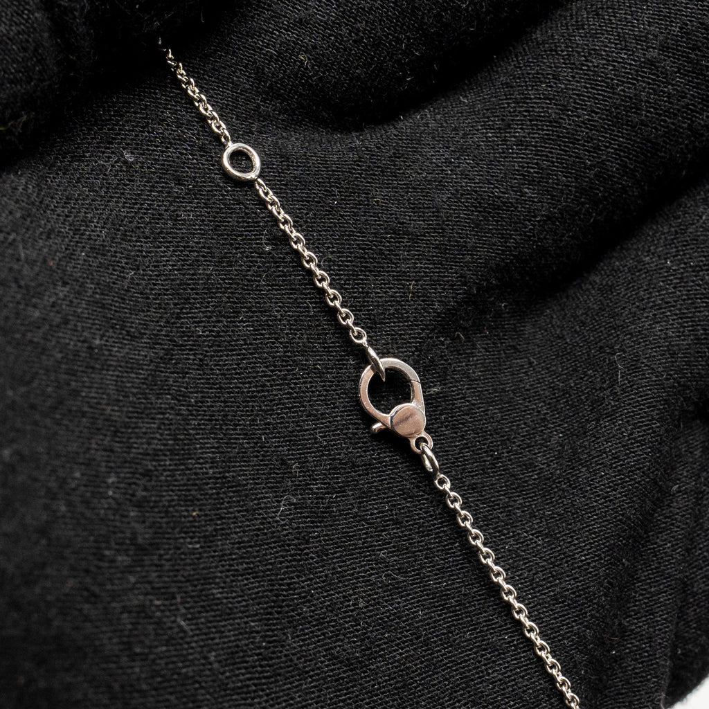 HERMES FINESSE PENDANT WHITE GOLD, SAPHIRES BLUE