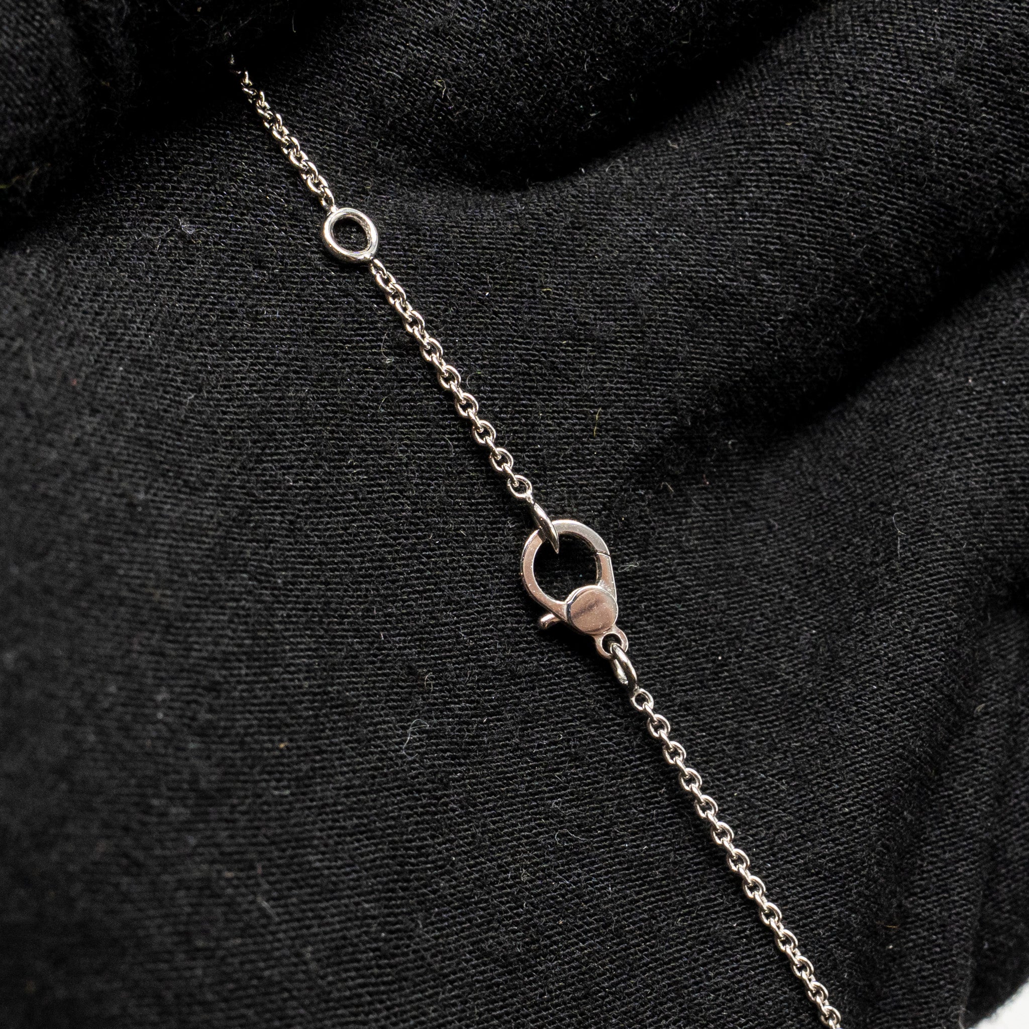 HERMES FINESSE PENDANT WHITE GOLD, SAPHIRES BLUE