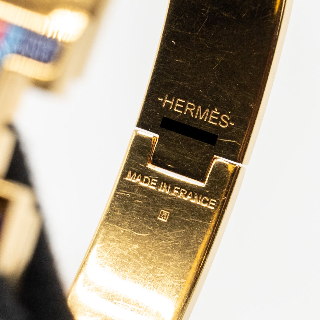 HERMES CLIC H BRACELET PEGASE POP MULTICOLOUR GHW