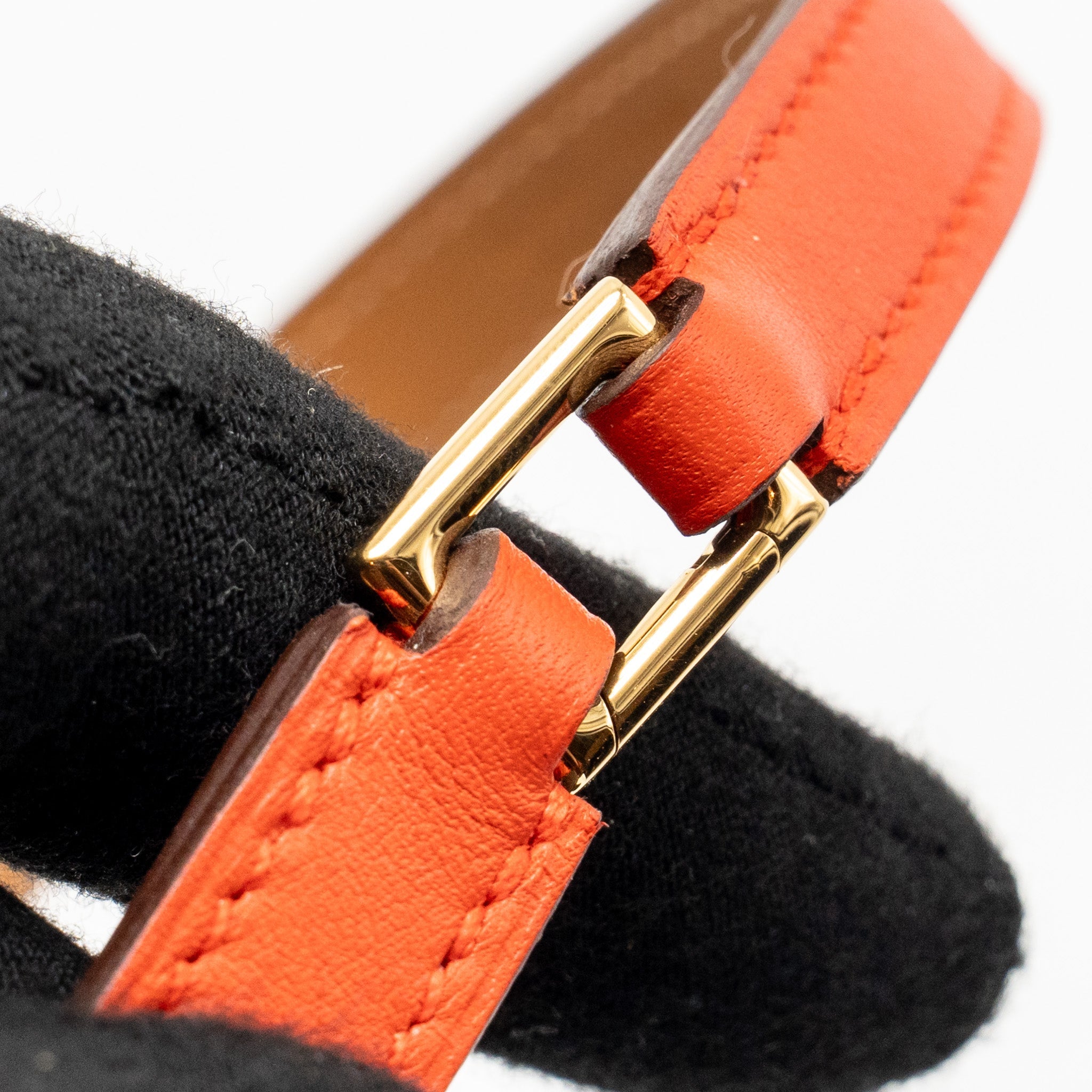 HERMES SIZE T3 O'KELLY BRACELET SWIFT RED GHW STAMP Y