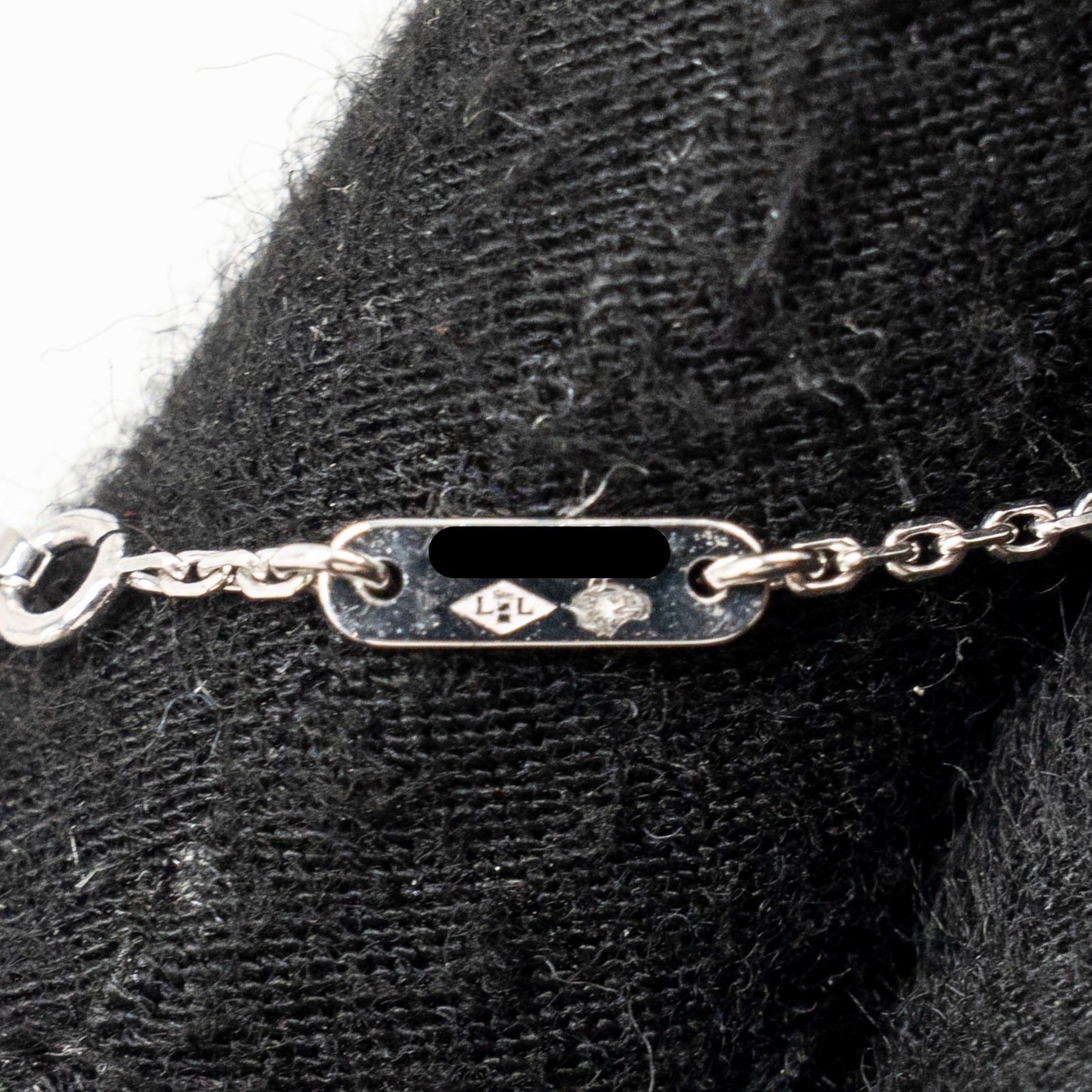 VAN CLEEF & ARPELS SWEET ALHAMBRA BRACELET WHITE GOLD WITH DIAMONDS