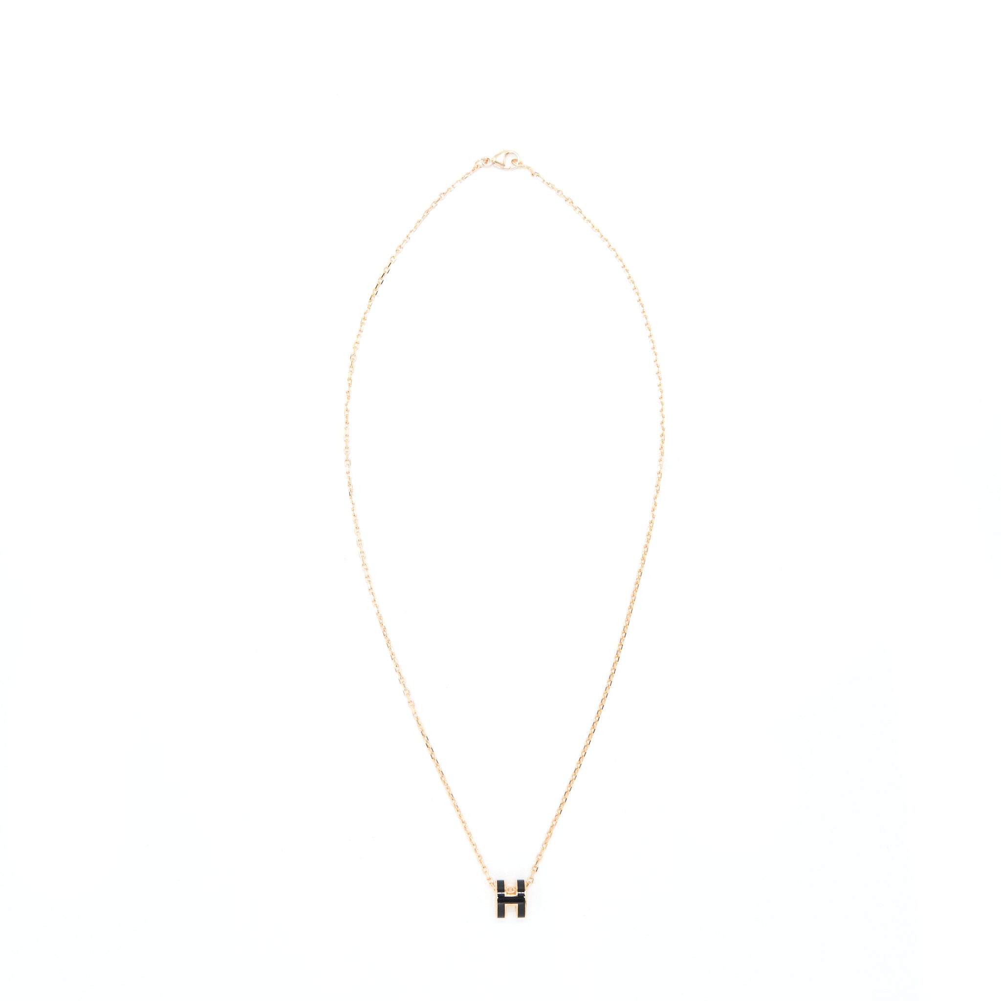 HERMES MINI POP H PENDANT BLACK RGHW