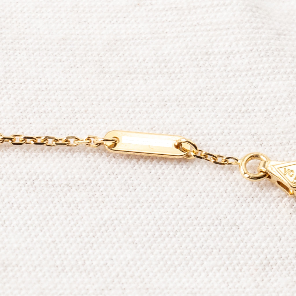 VAN CLEEF & ARPELS FRIVOLE BRACELET WITH DIAMOND YELLOW GOLD