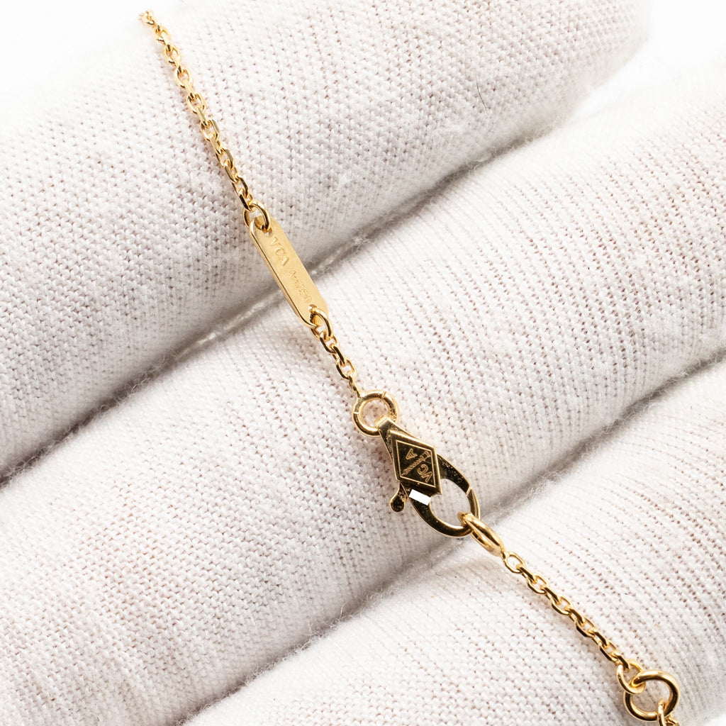 VAN CLEEF & ARPELS FRIVOLE BRACELET WITH DIAMOND YELLOW GOLD
