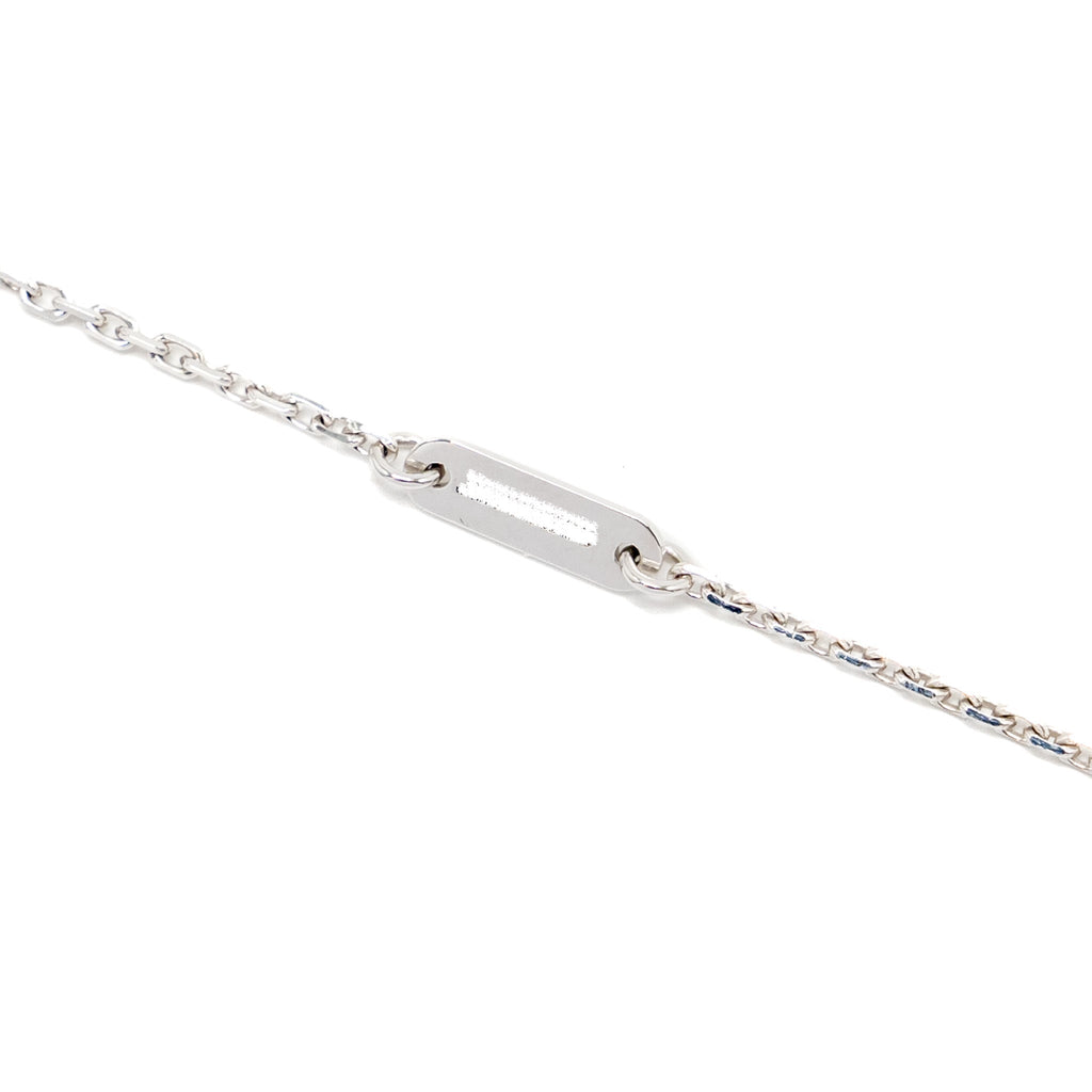 VAN CLEEF & ARPELS SWEET ALHAMBRA PENDANT 18K WHITE GOLD/DIAMONDS