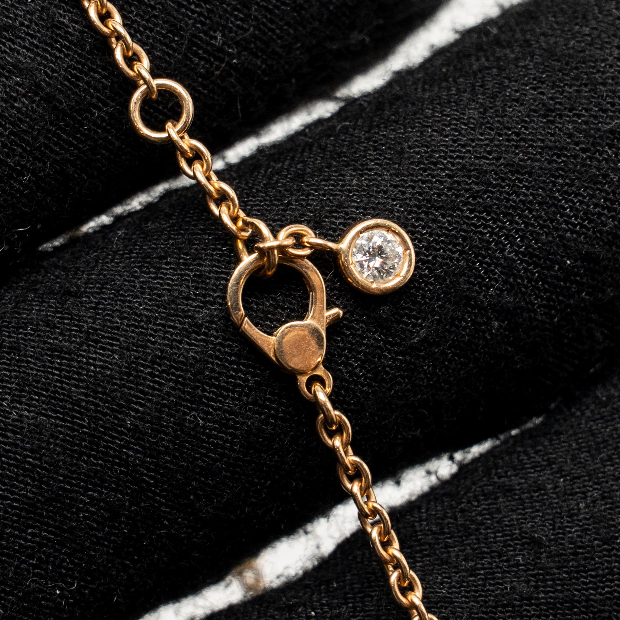 HERMES FINESSE BRACELET ROSE GOLD, DIAMONDS