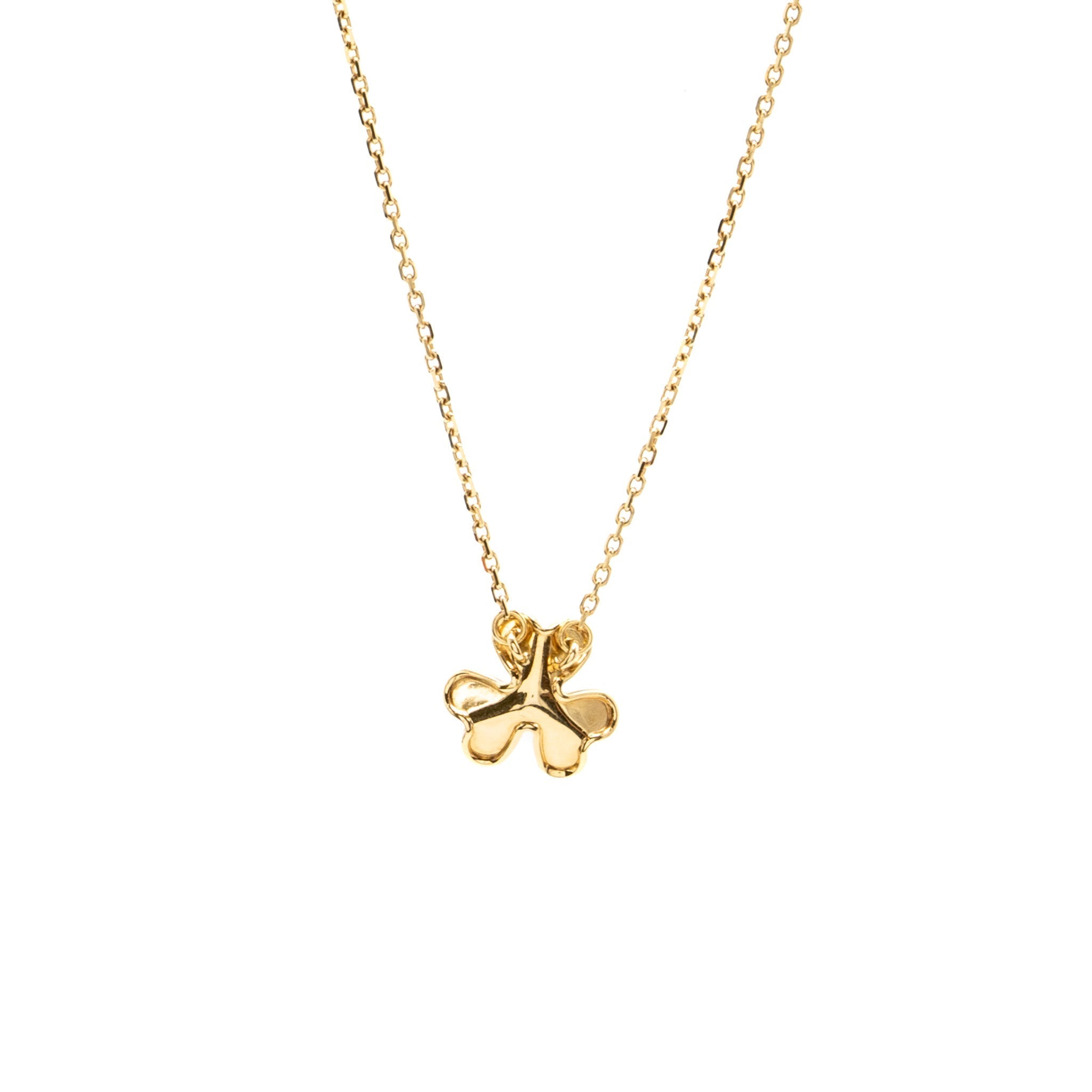 VAN CLEEF & ARPELS FRIVOLE PENDANT EMERALD YELLOW GOLD