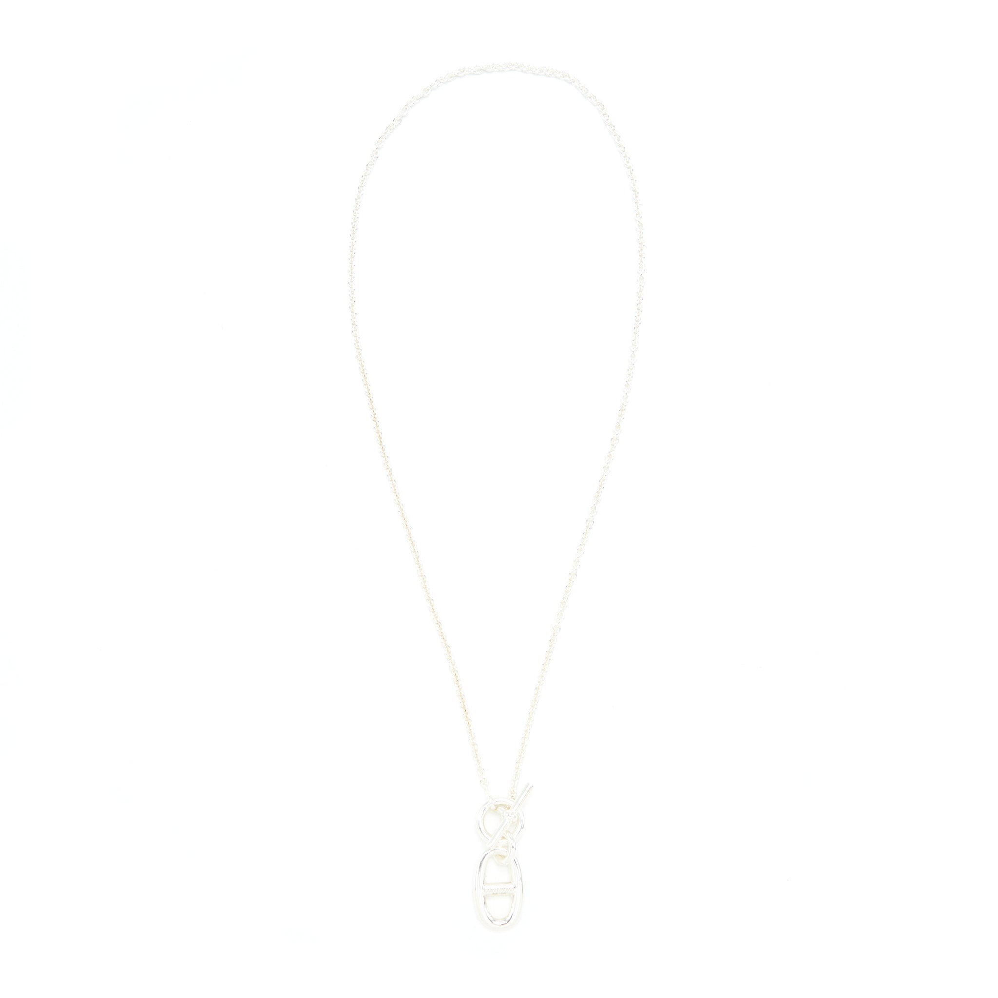 HERMES CHAINE D'ANCRE PENDANT STERLING SILVER