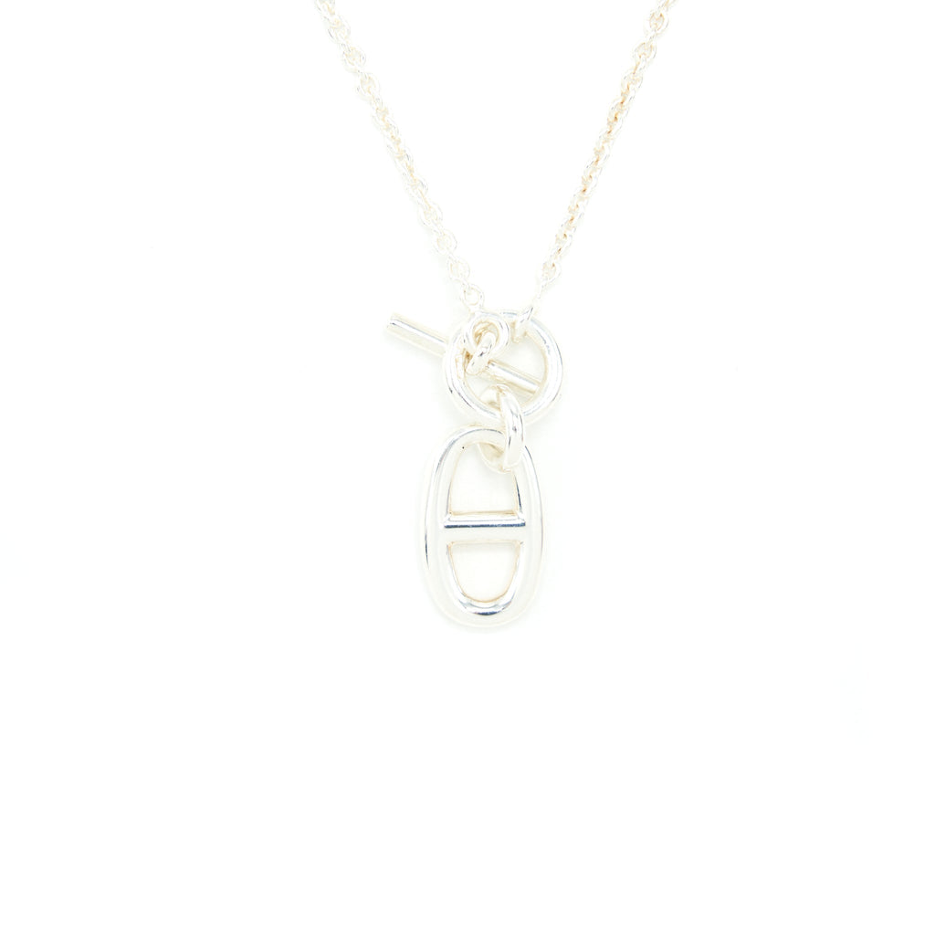HERMES CHAINE D'ANCRE PENDANT STERLING SILVER
