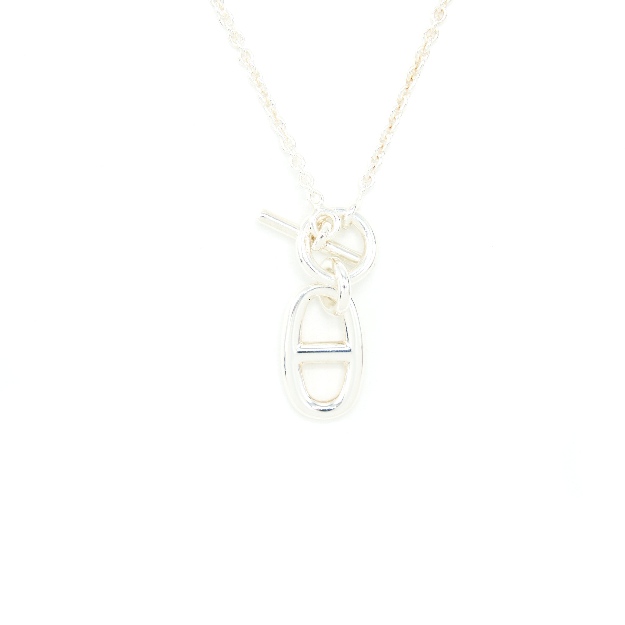HERMES CHAINE D'ANCRE PENDANT STERLING SILVER