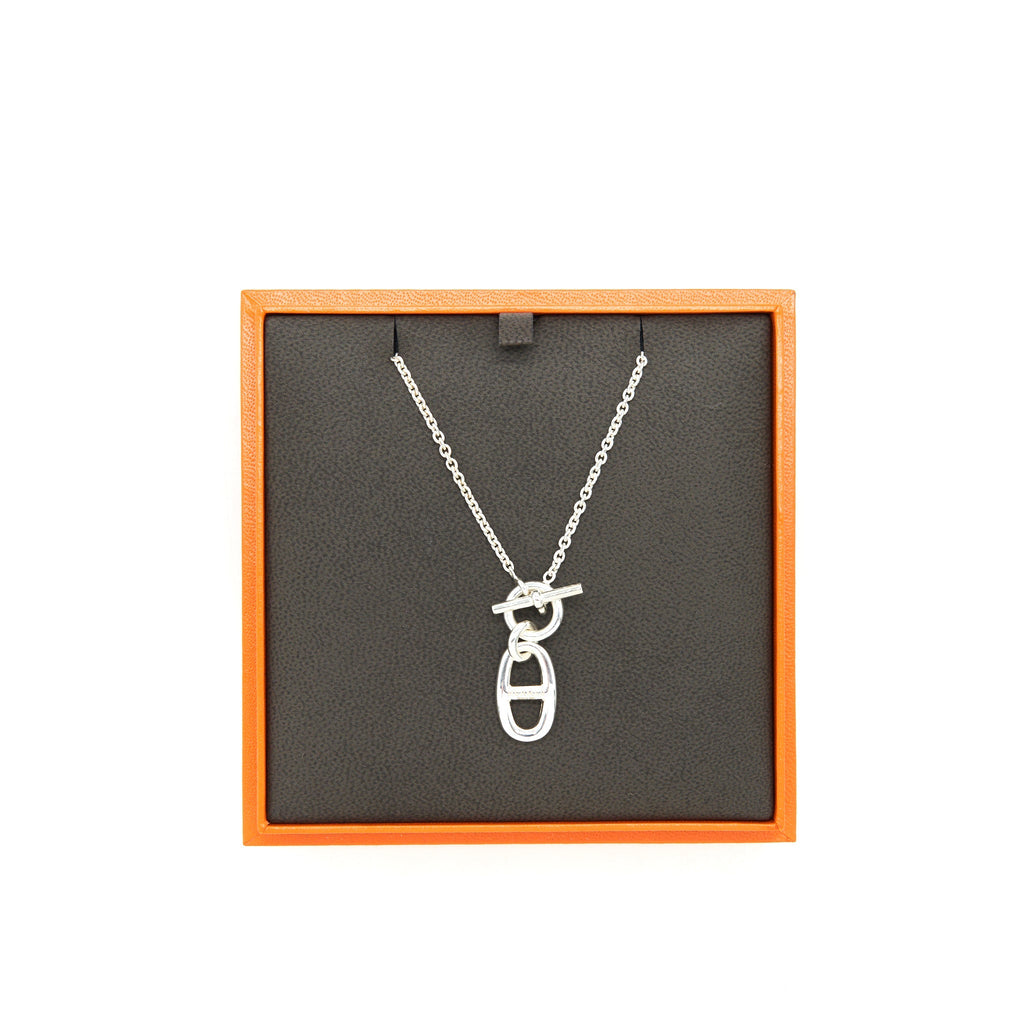 HERMES CHAINE D'ANCRE PENDANT STERLING SILVER
