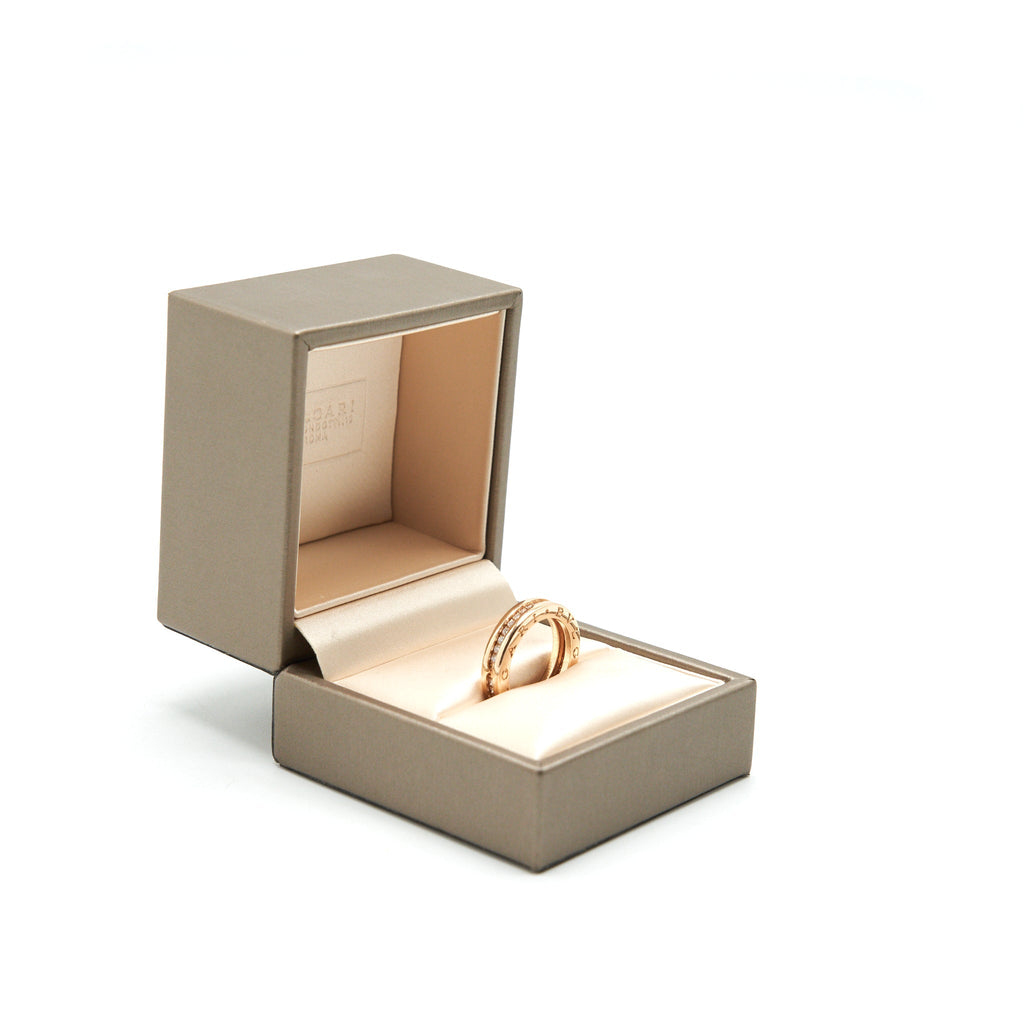 BVLGARI B.ZERO RING ROSE GOLD WITH DIAMOND