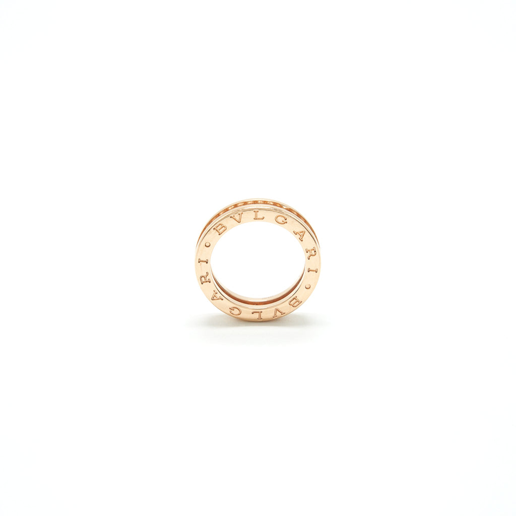 BVLGARI B.ZERO RING ROSE GOLD WITH DIAMOND