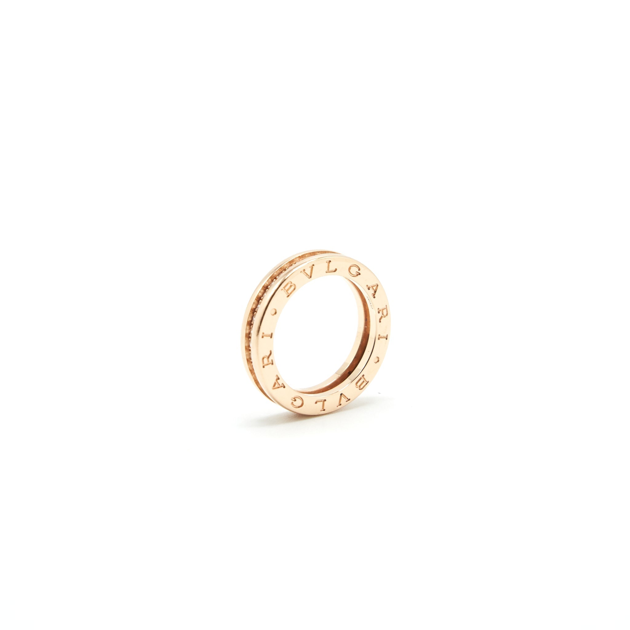 BVLGARI B.ZERO RING ROSE GOLD WITH DIAMOND