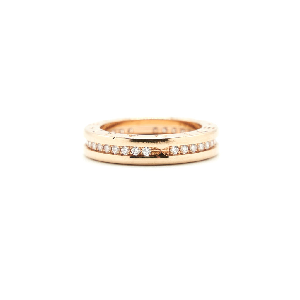 BVLGARI B.ZERO RING ROSE GOLD WITH DIAMOND