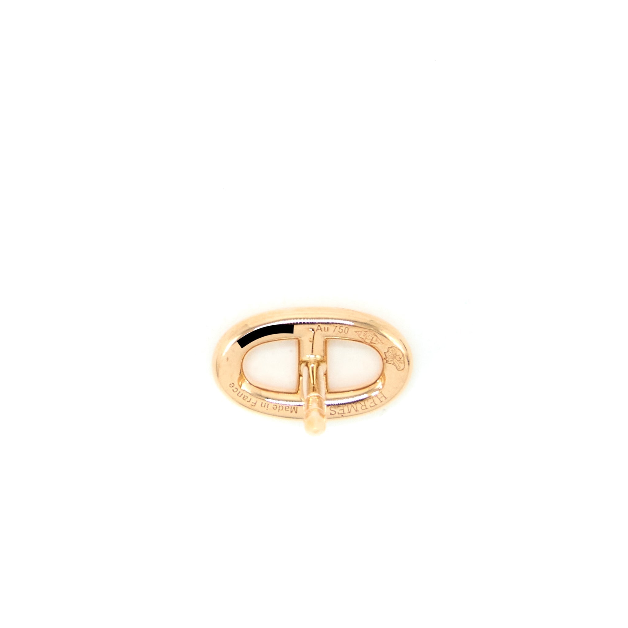HERMES CHAINE’D ANCRE EARRINGS ROSE GOLD