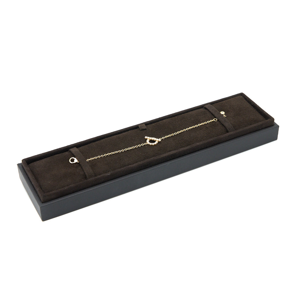 HERMES FINESSE BRACELET ROSE GOLD, DIAMONDS