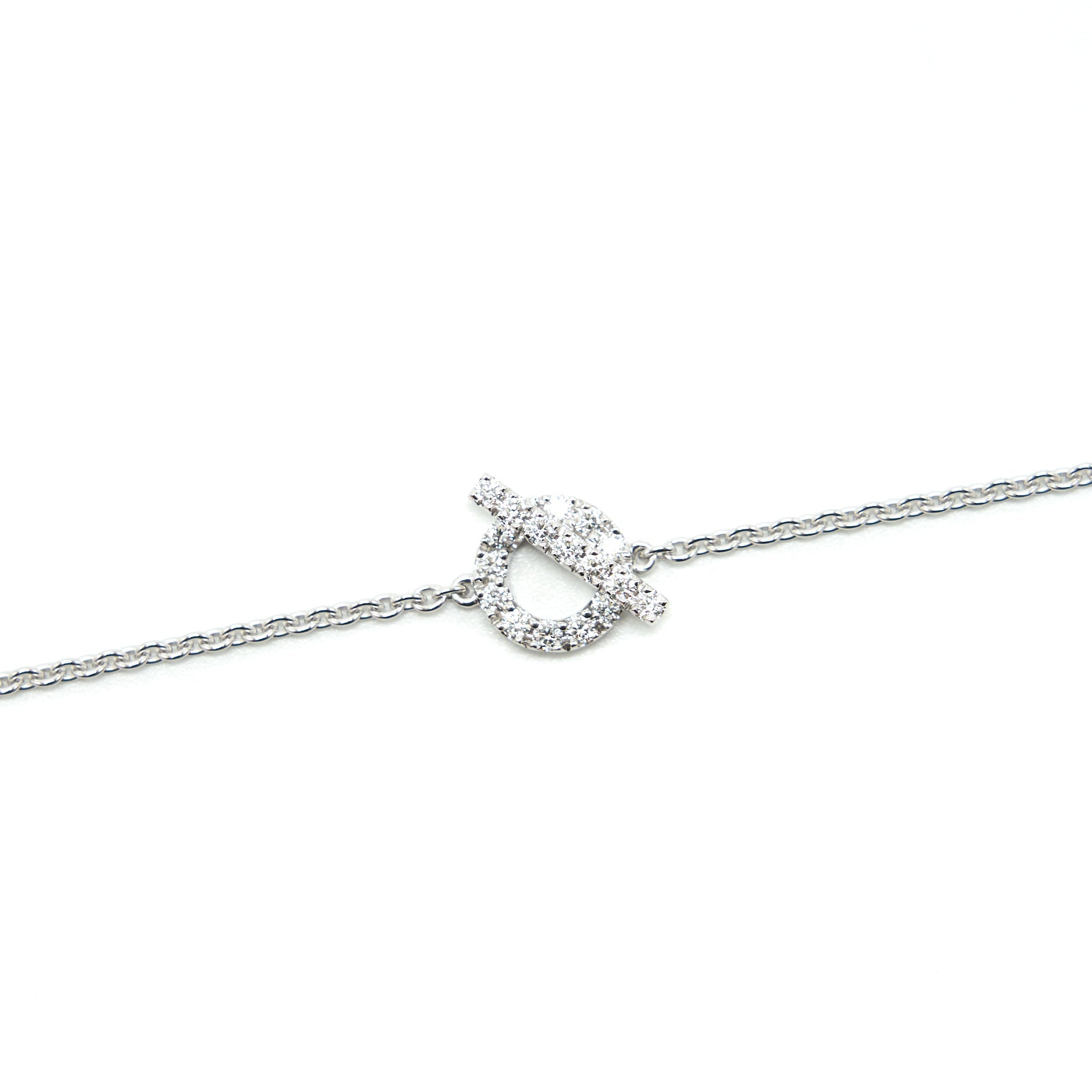 HERMES FINESSE BRACELET WHITEGOLD